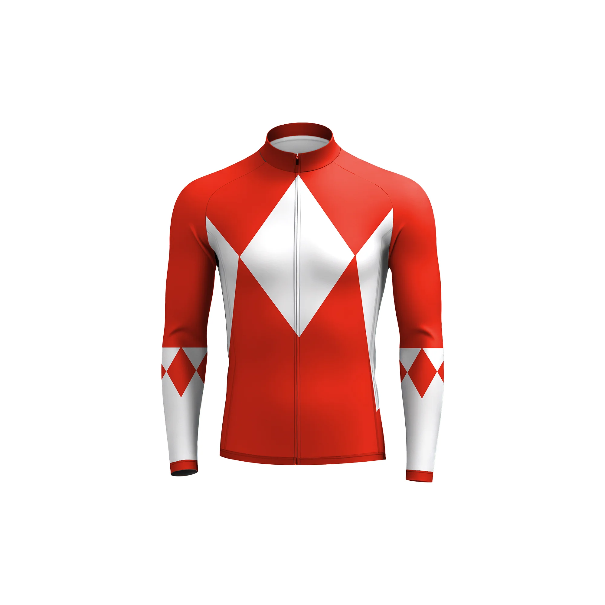 Cycling Rangers Red Men's Long Sleeve Cycling Kit - Image 3