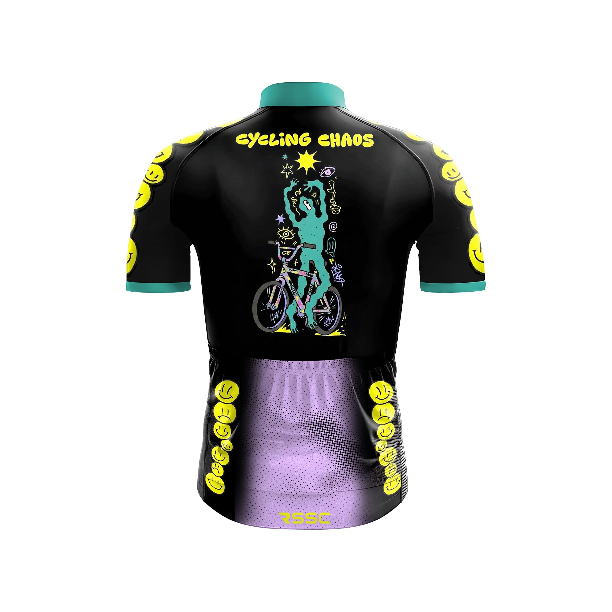 CYCLIST CHAOS Men's Short Sleeve Cycling Kit - Image 4