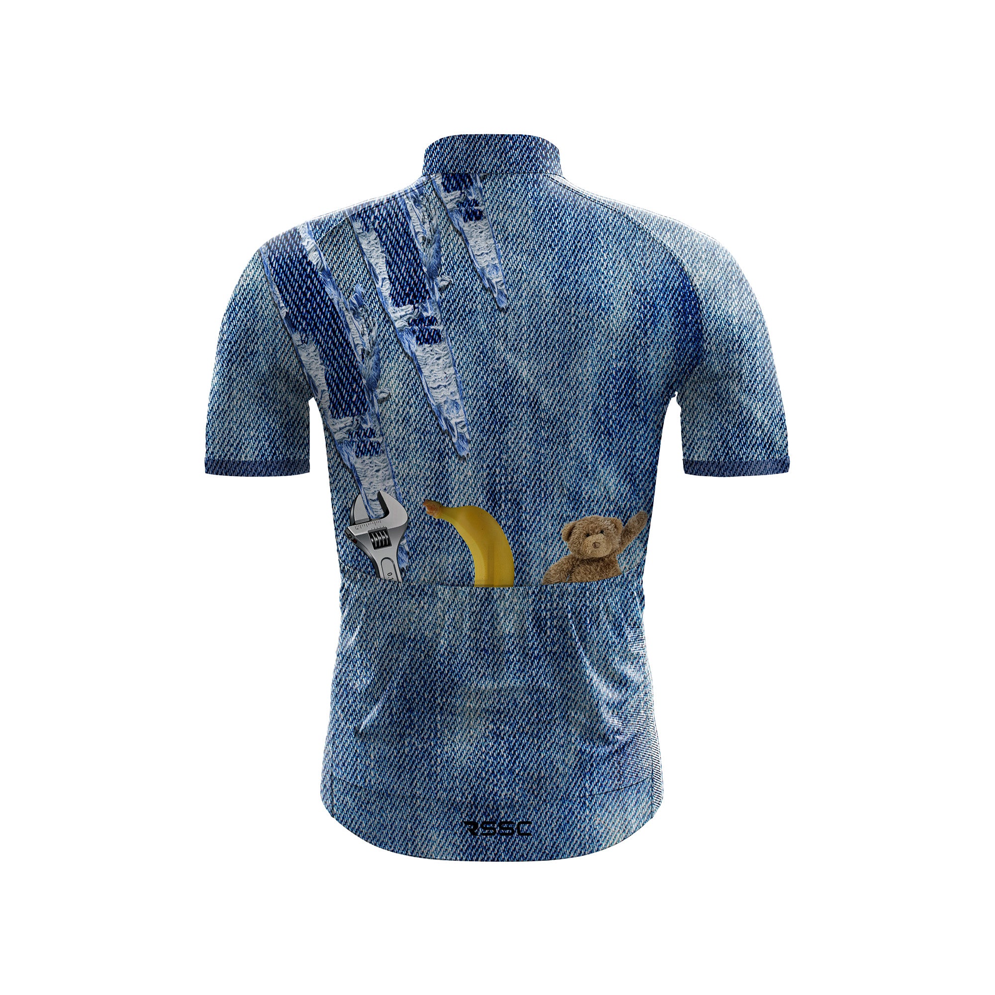 Denim Flux Pro Men's Short Sleeve Cycling Kit - Image 4