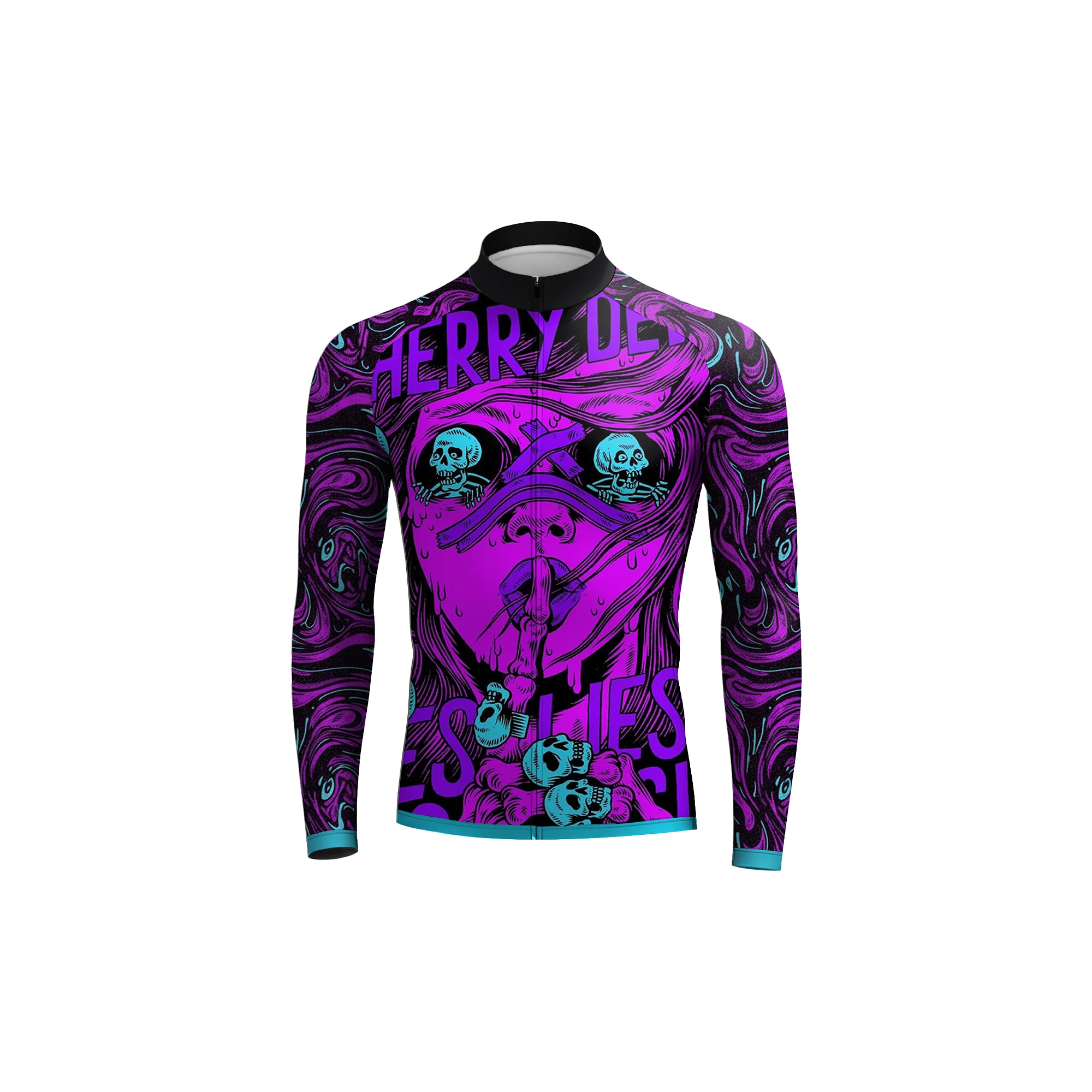 Devil's Riding Frenzy Men's Long Sleeve Cycling Kit - Image 3