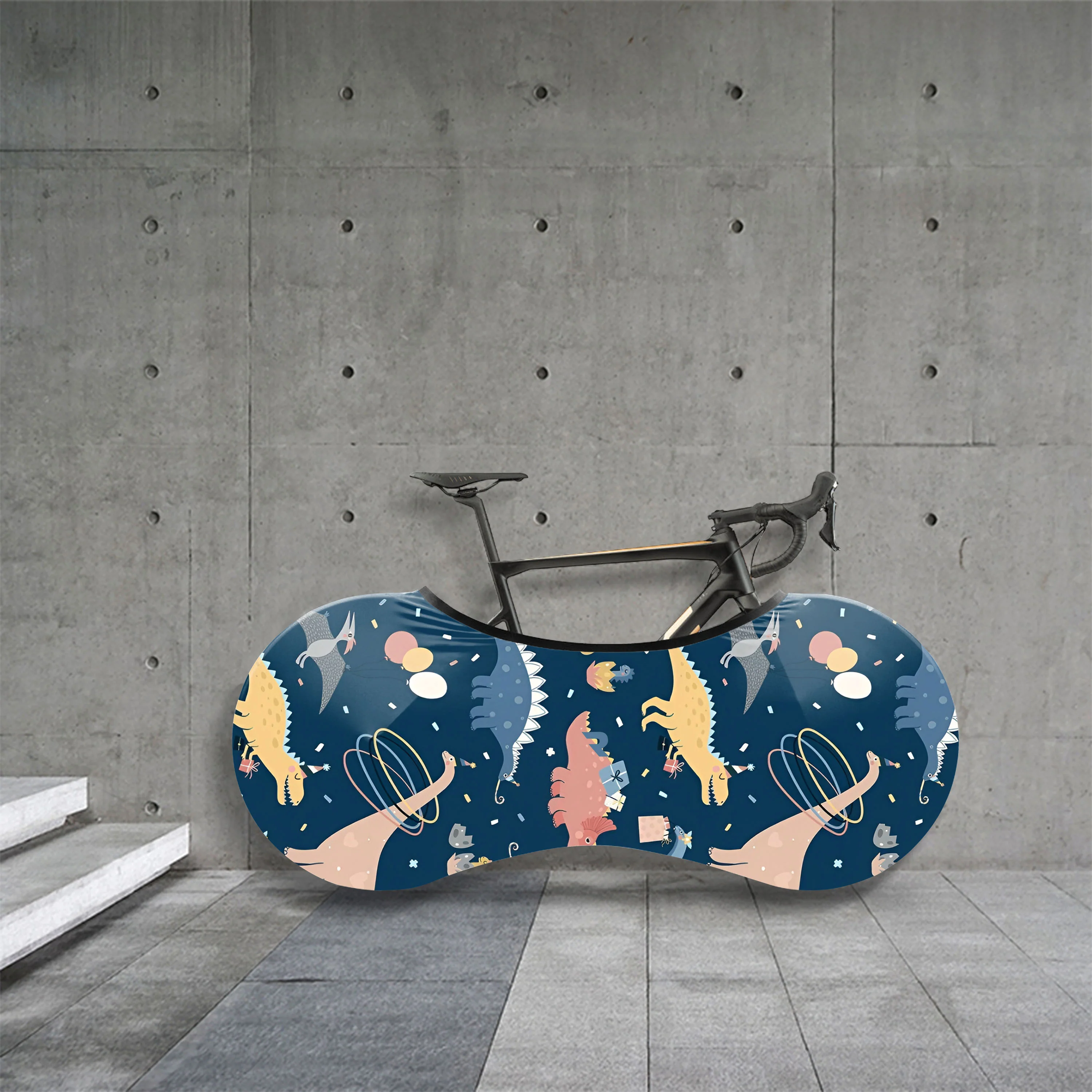 Dinosaur Pattern Bicycle Wheels Cover - Image 4