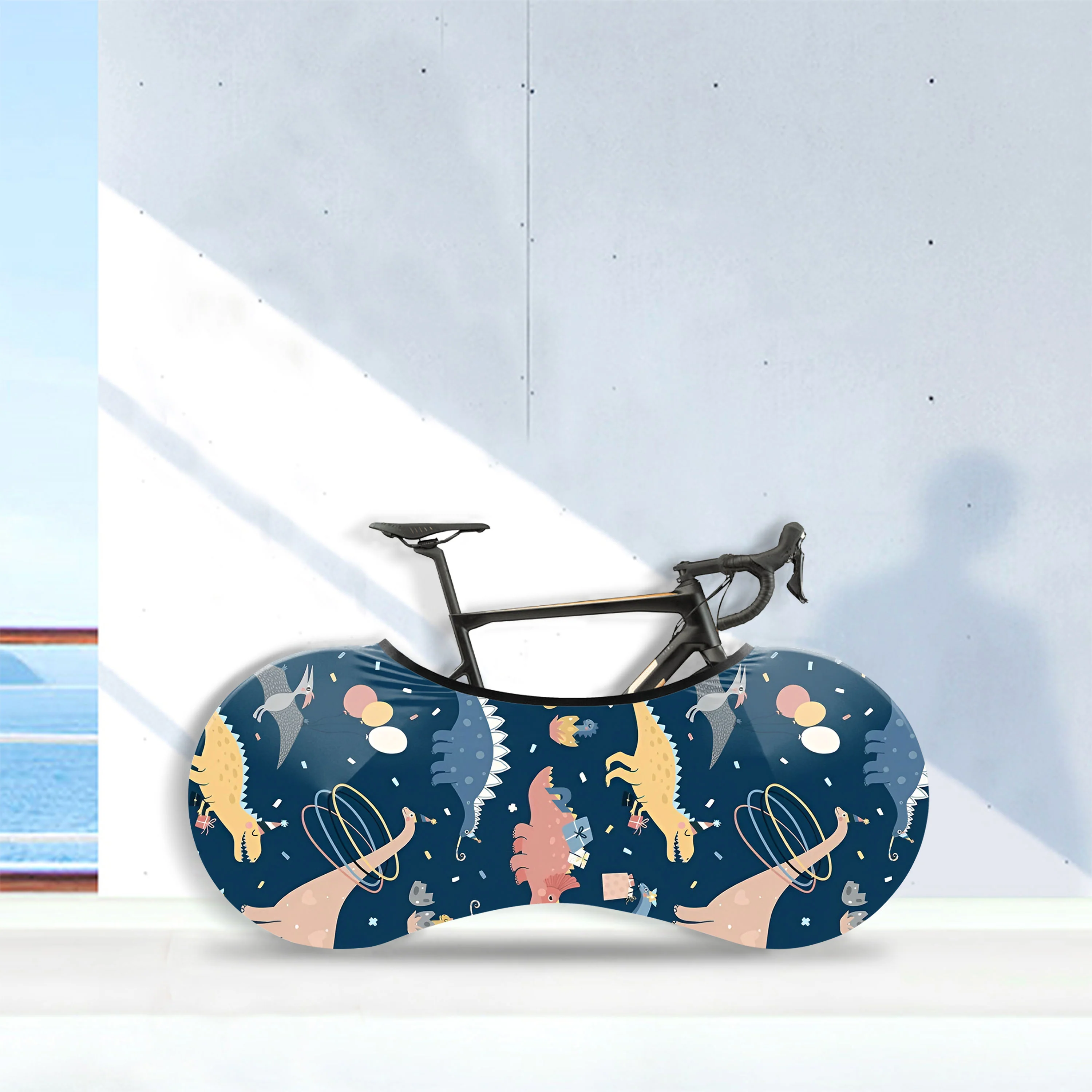 Dinosaur Pattern Bicycle Wheels Cover - Image 5