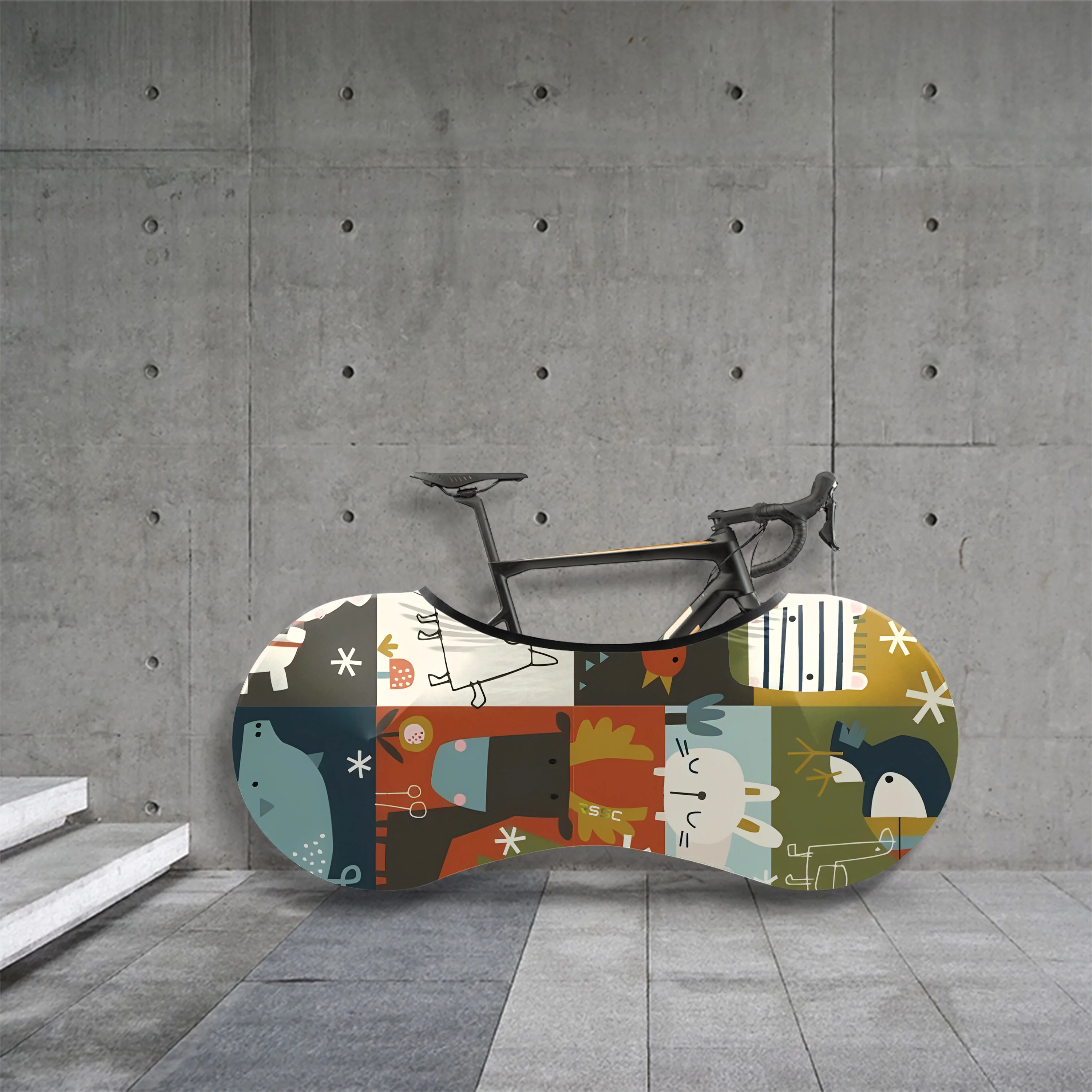 Dog Creative Picture Bicycle Wheels Cover - Image 3