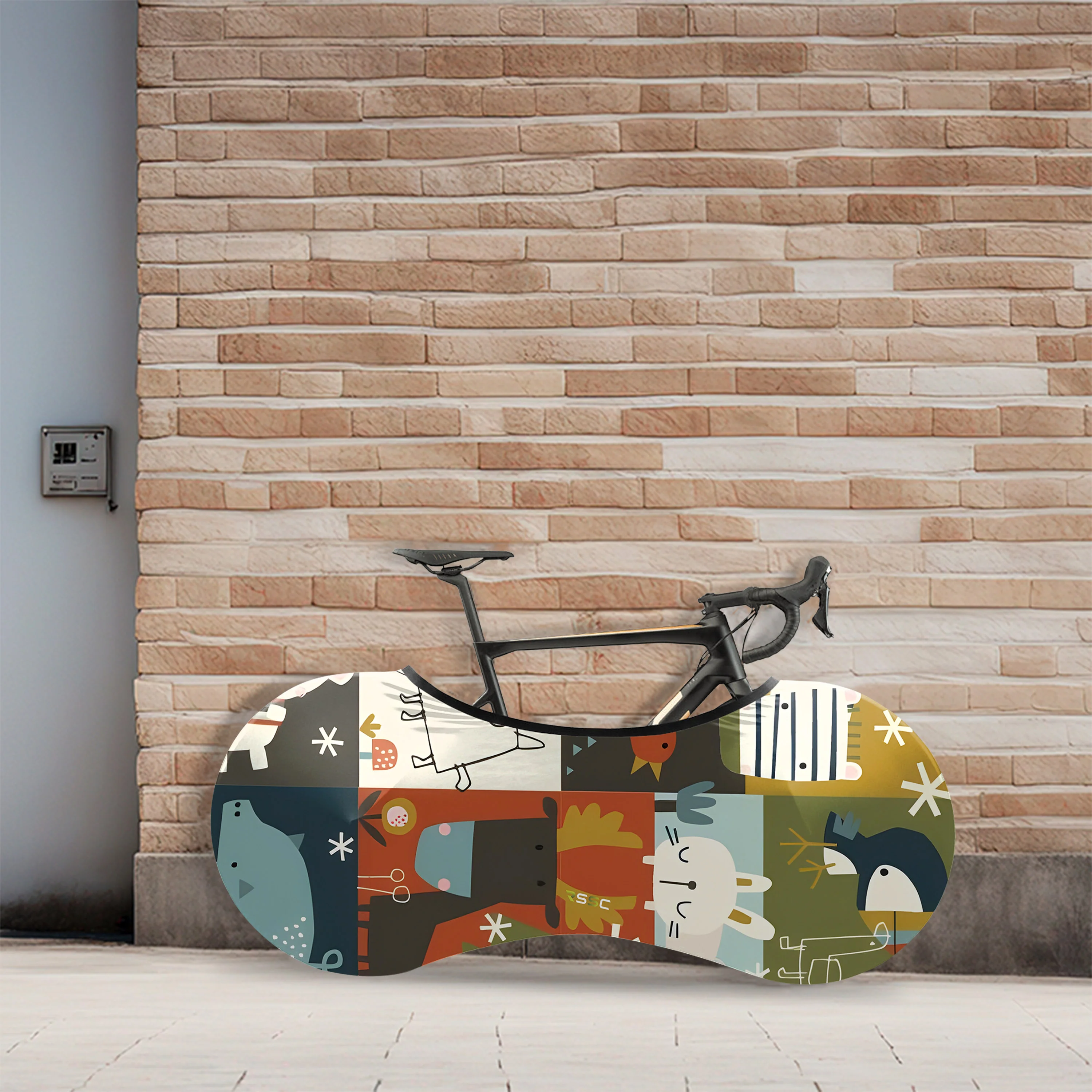 Dog Creative Picture Bicycle Wheels Cover - Image 4