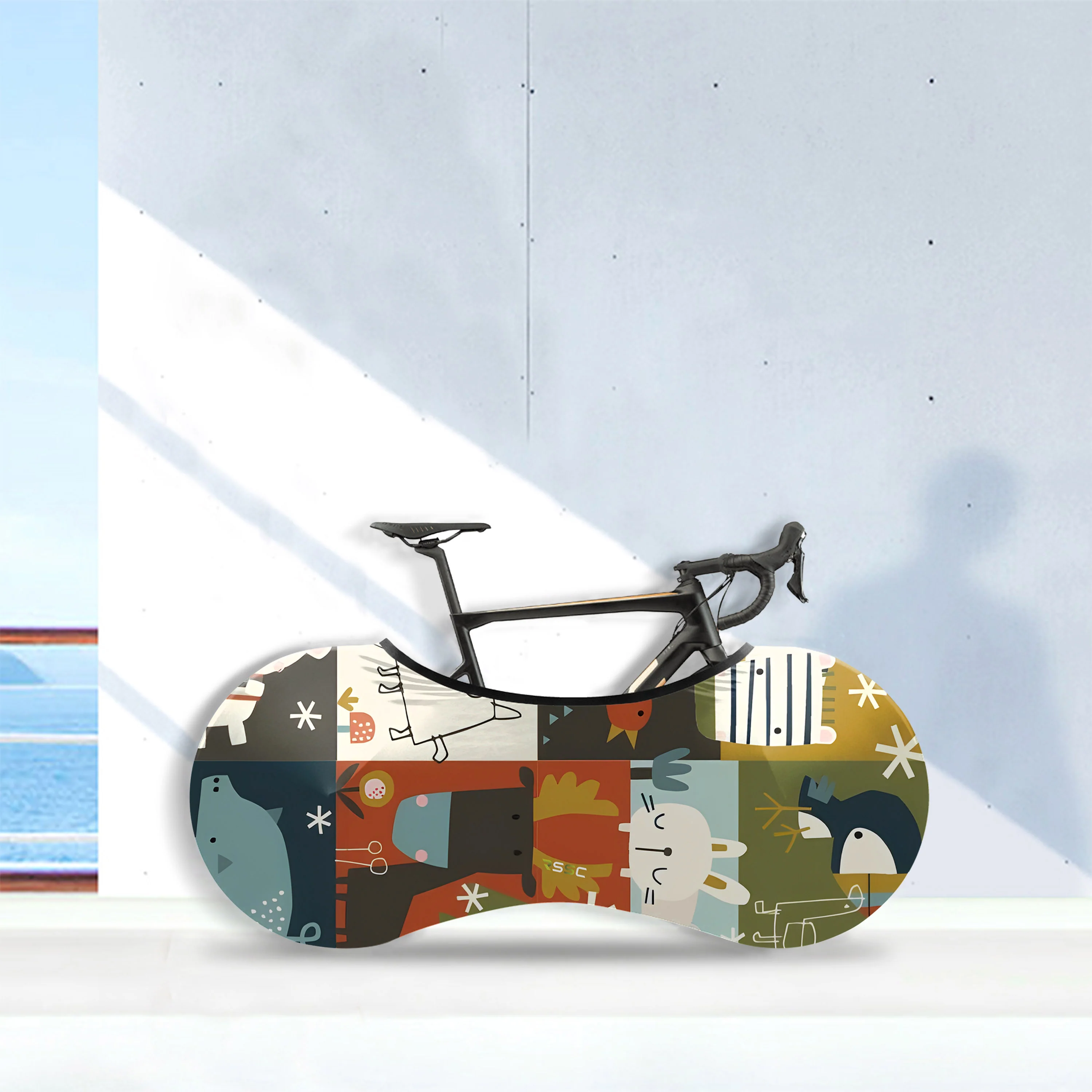 Dog Creative Picture Bicycle Wheels Cover - Image 5