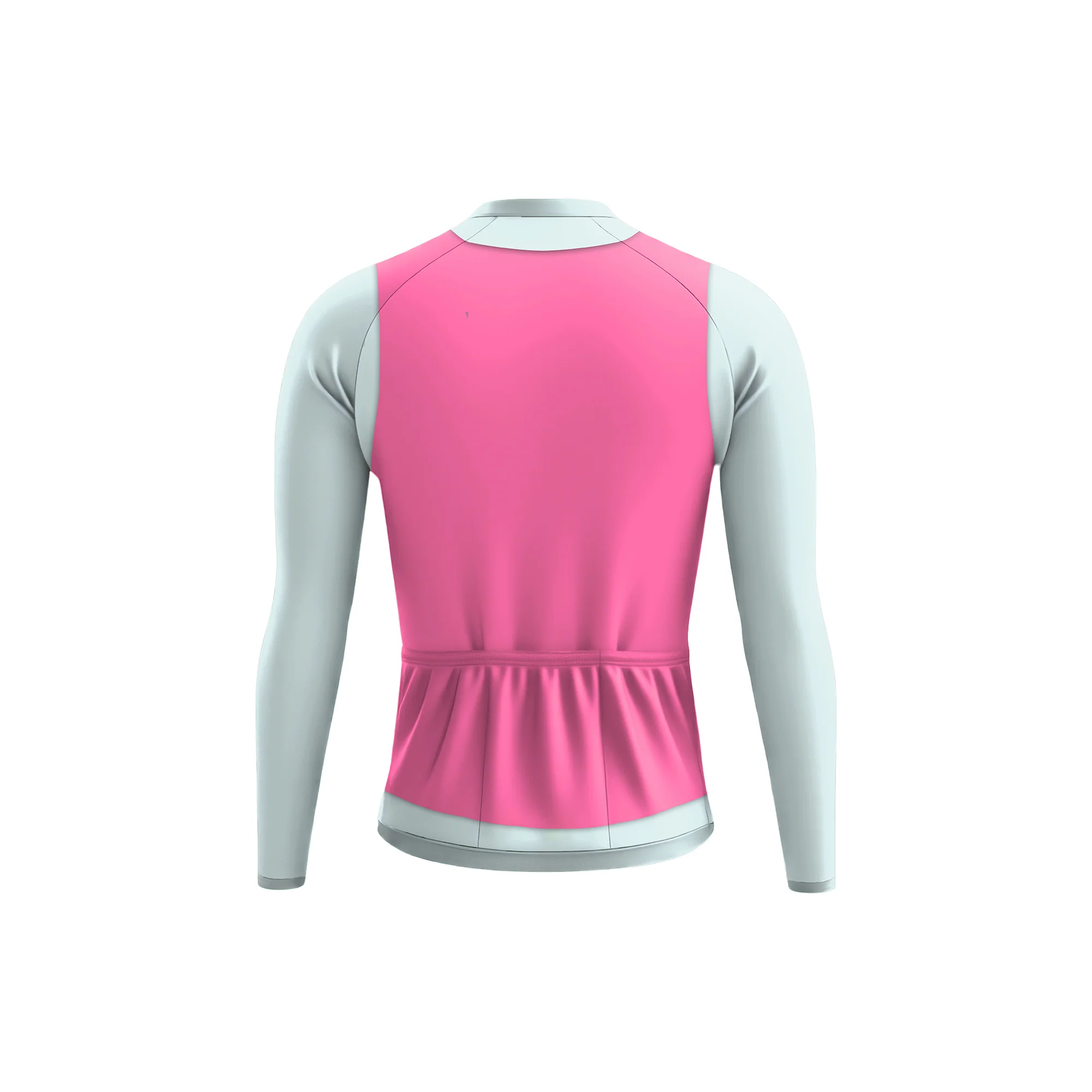 Elegant Thug Pink Men's Long Sleeve Cycling Kit - Image 4