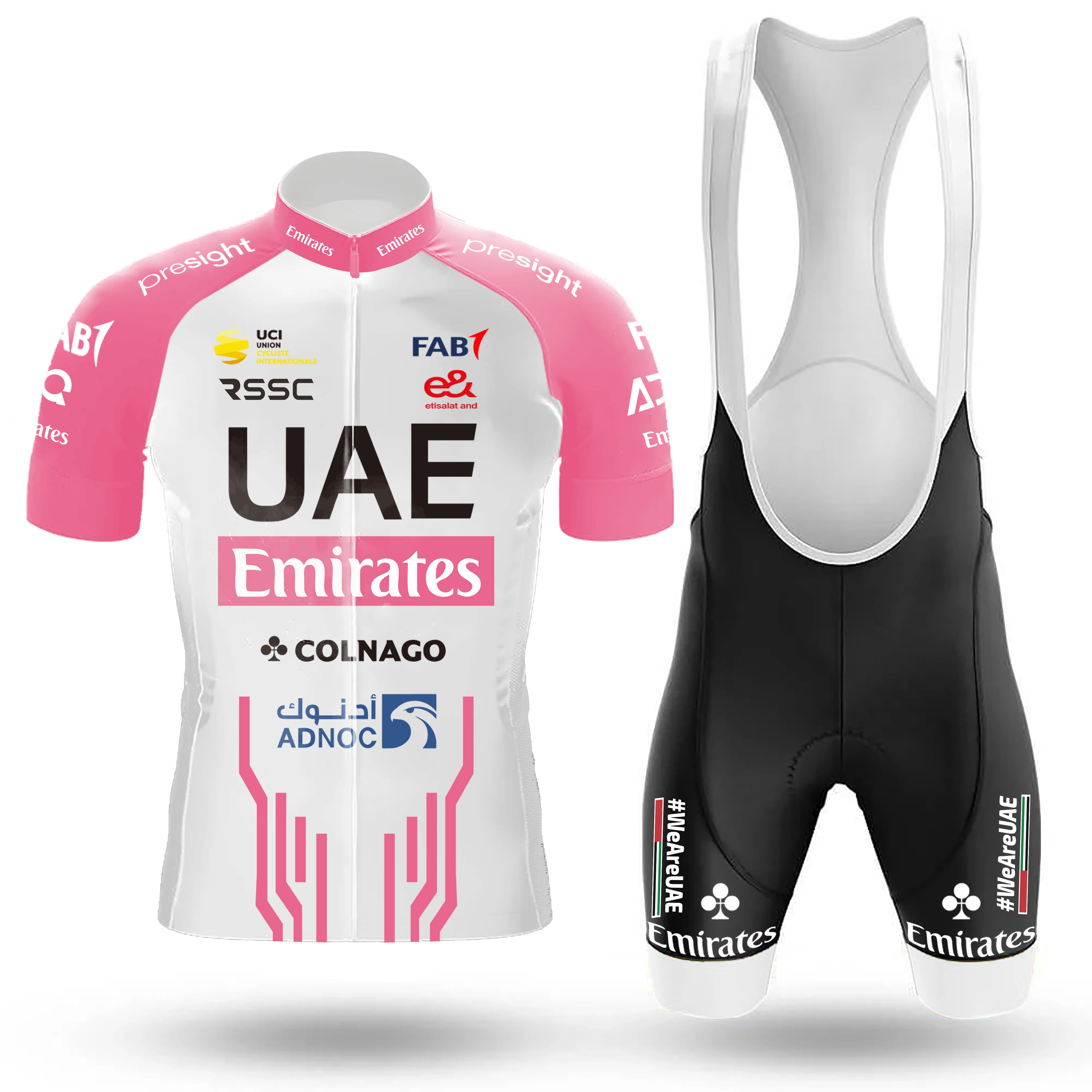 Emirates Fleet Pink Men's Cycling Kit