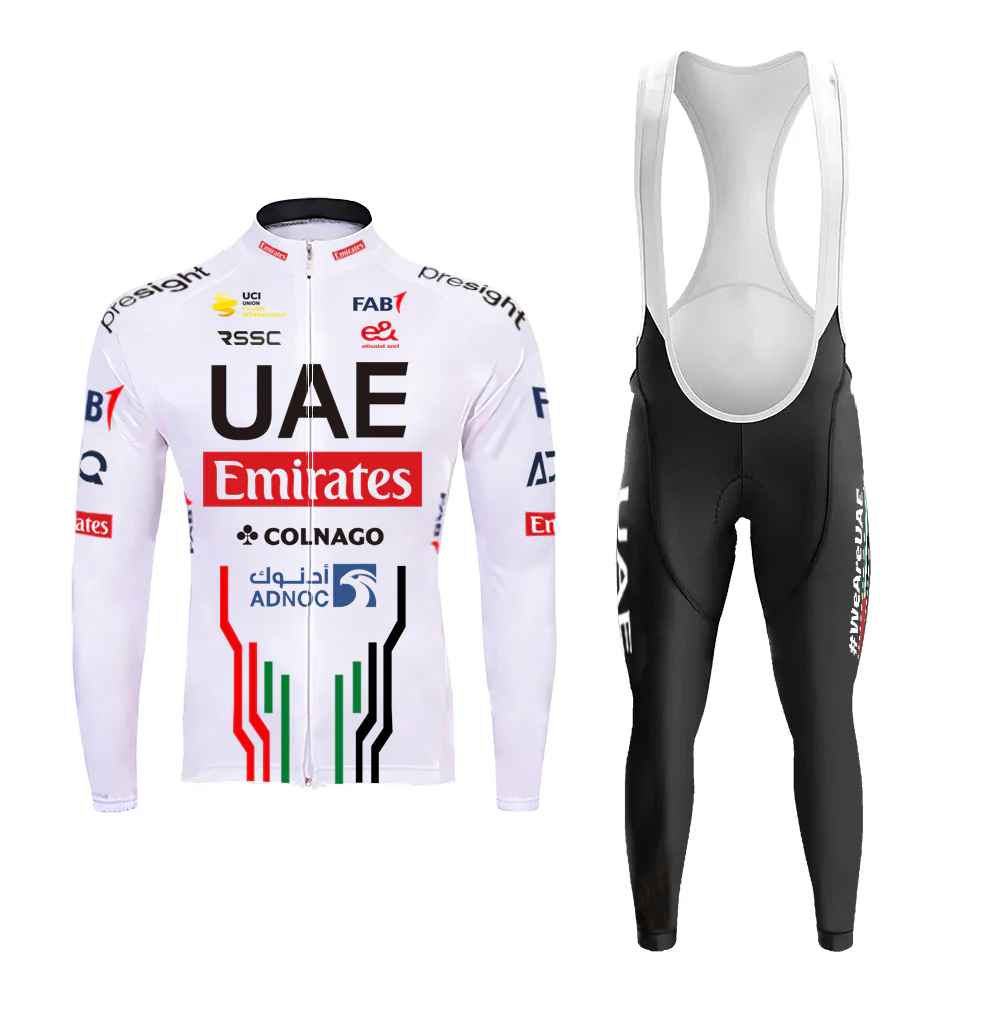 Emirates Fleet UAE Men's Long Sleeve Cycling Kit