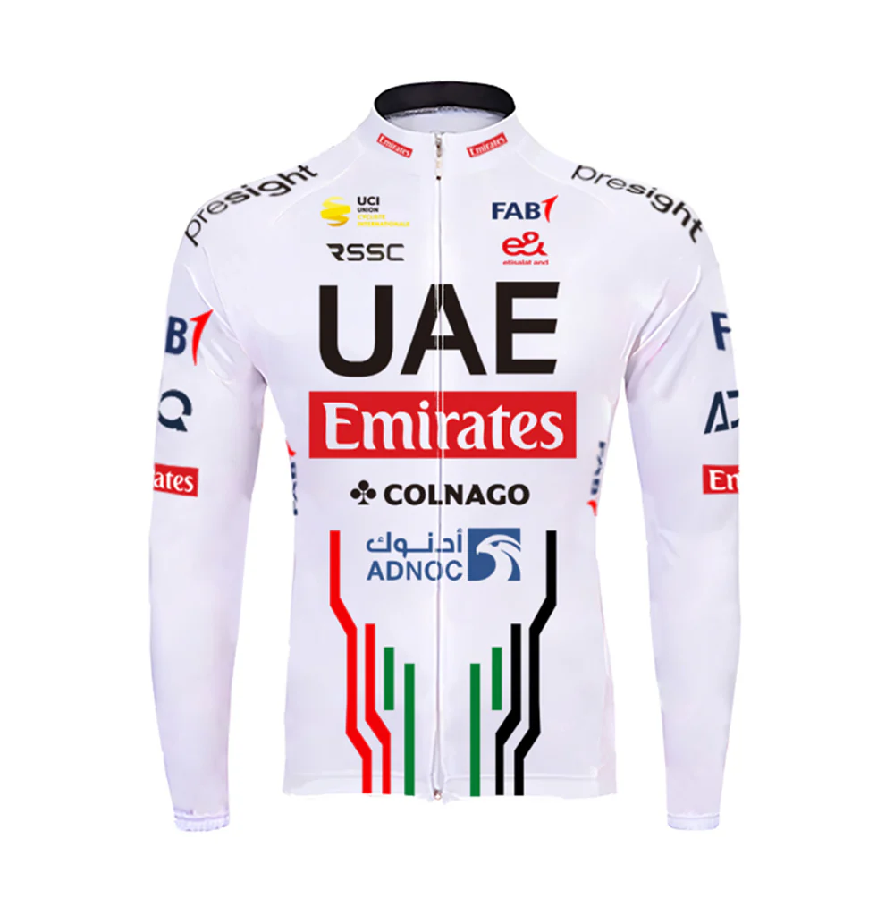 Emirates Fleet UAE Men's Long Sleeve Cycling Kit - Image 3