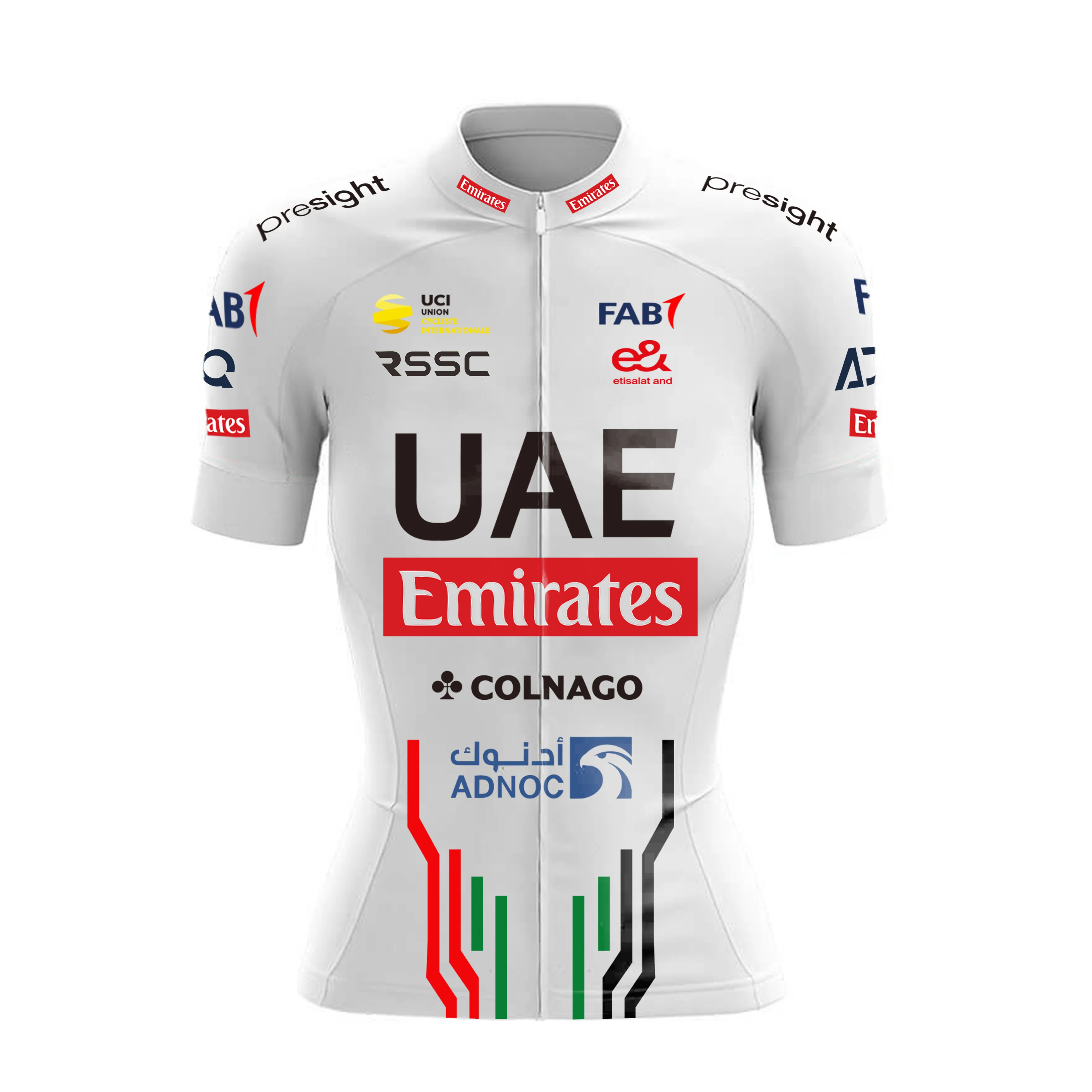 Emirates Fleet UAE Women's Short Sleeve Cycling Kit - Image 3