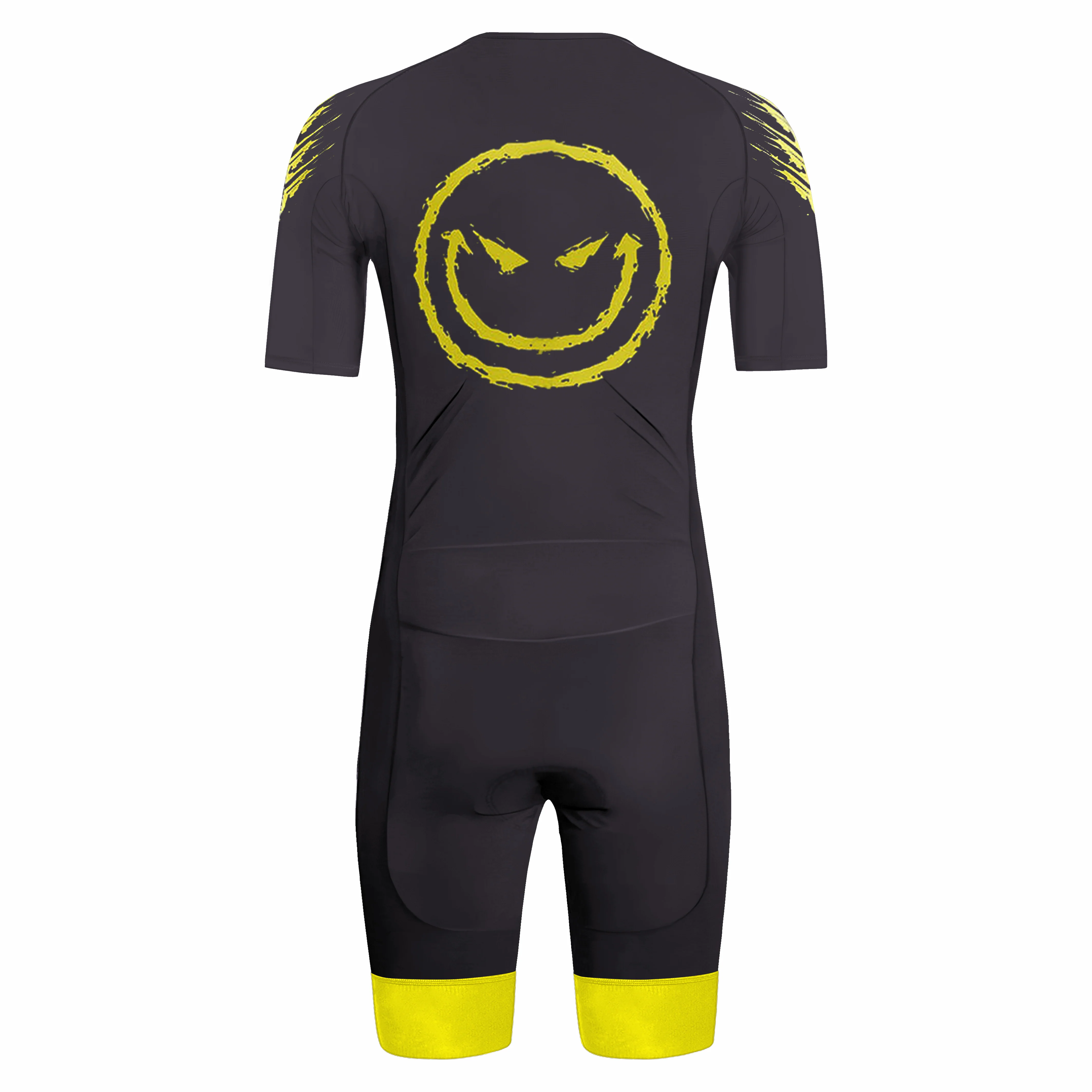 Evil Smile Face Men's Triathlon Suit - Image 2