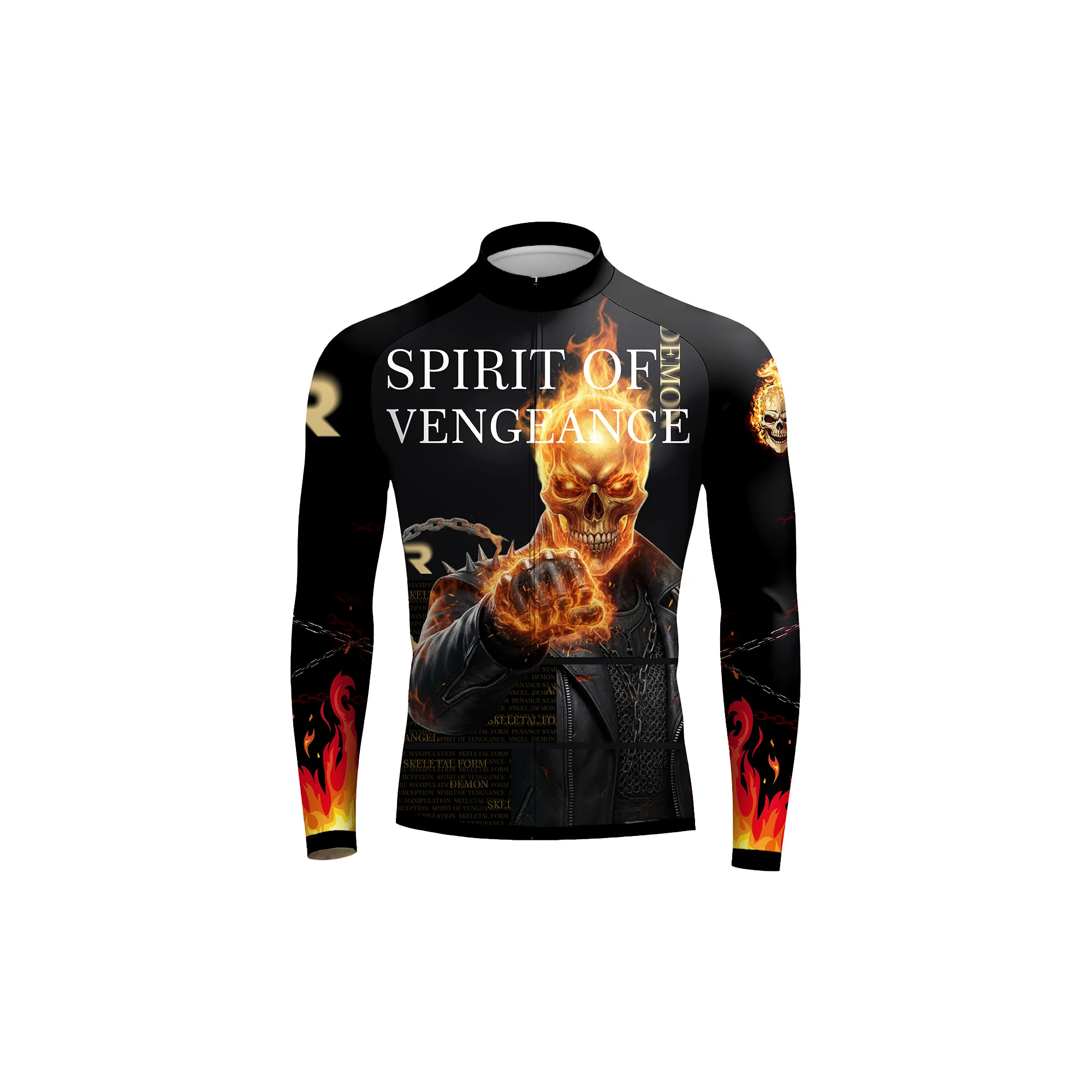 Flame of Retribution Men's Long Sleeve Cycling Kit - Image 3