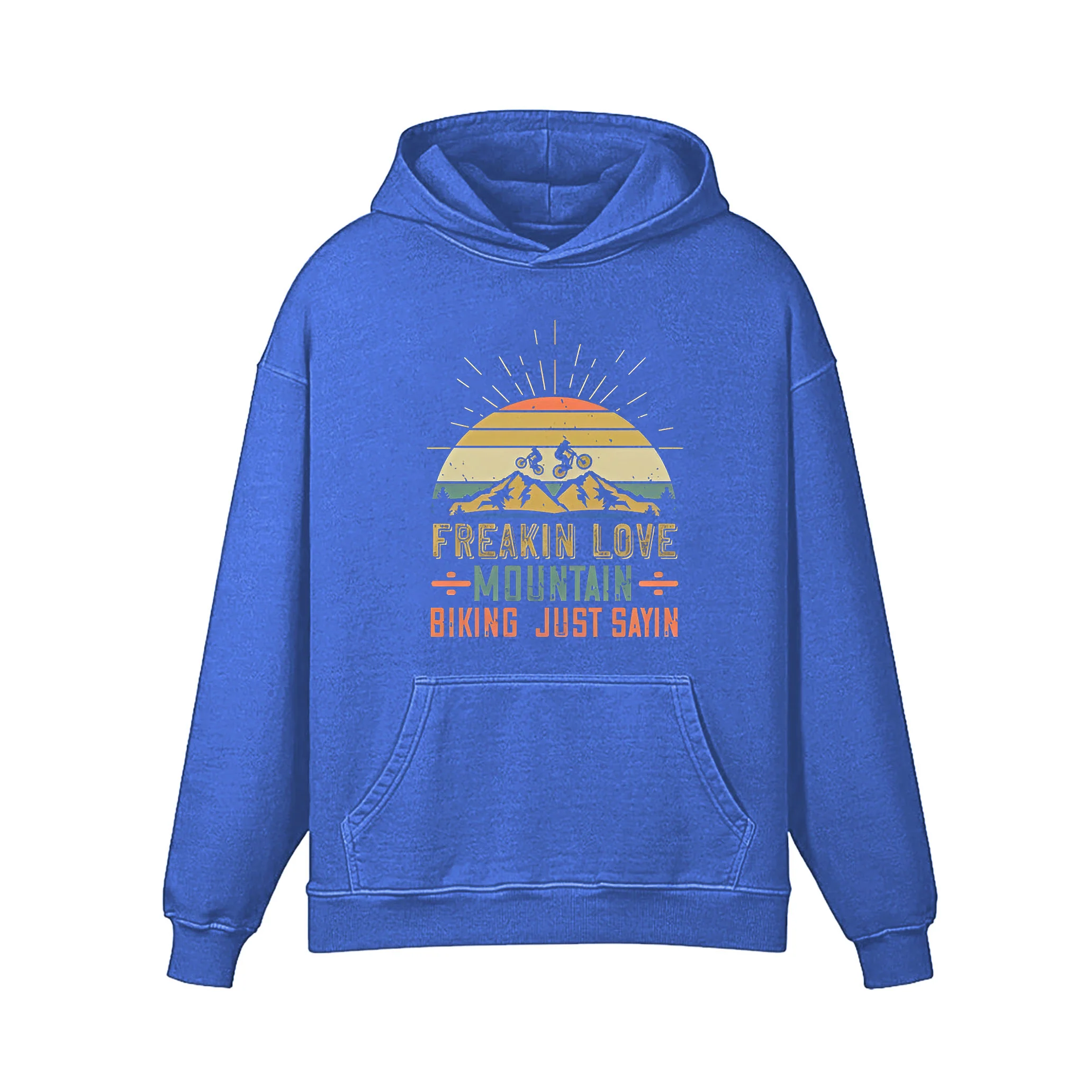 FREAKIN LOVE÷MOUNTAIN÷BIKING JUST SAYIN Hoodie - Image 5