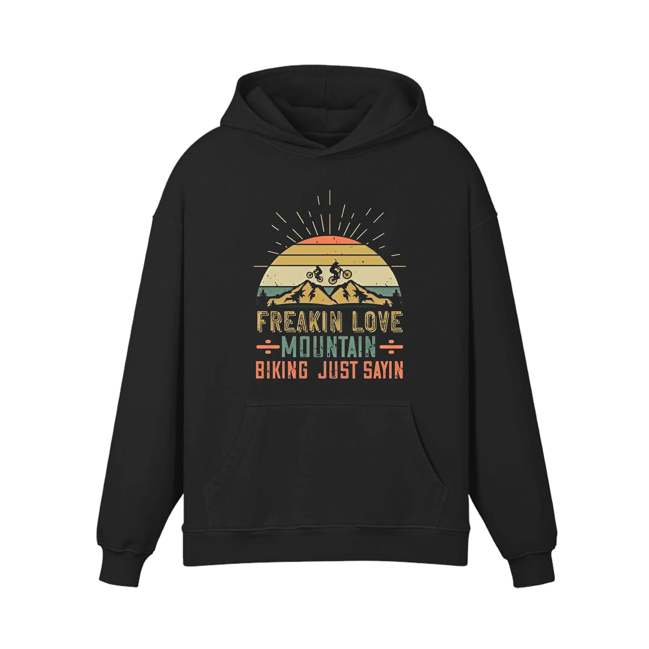 FREAKIN LOVE÷MOUNTAIN÷BIKING JUST SAYIN Hoodie - Image 7