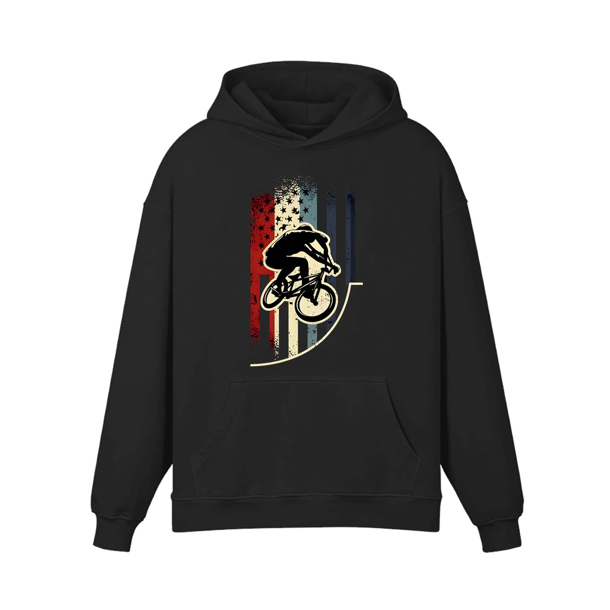 Freestyle Bmx Rider Hoodie - Image 2