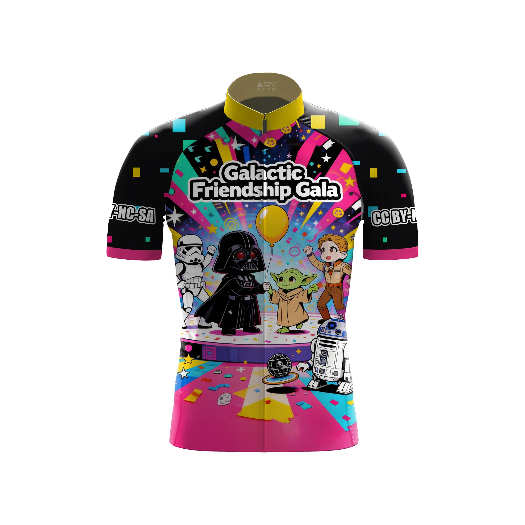 Galactic Friendship Gala Men's Short Sleeve Cycling Kit - Image 3