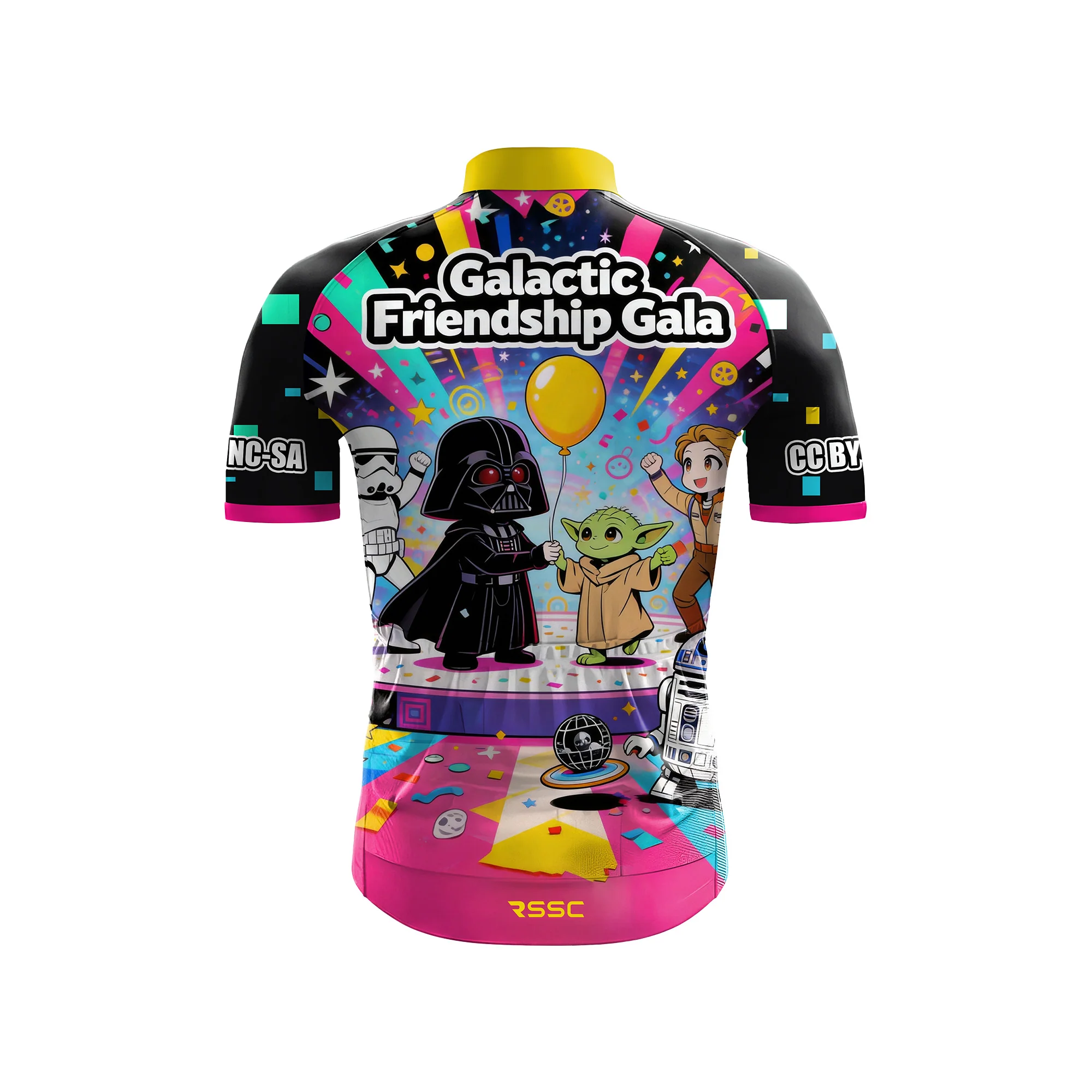 Galactic Friendship Gala Men's Short Sleeve Cycling Kit - Image 4
