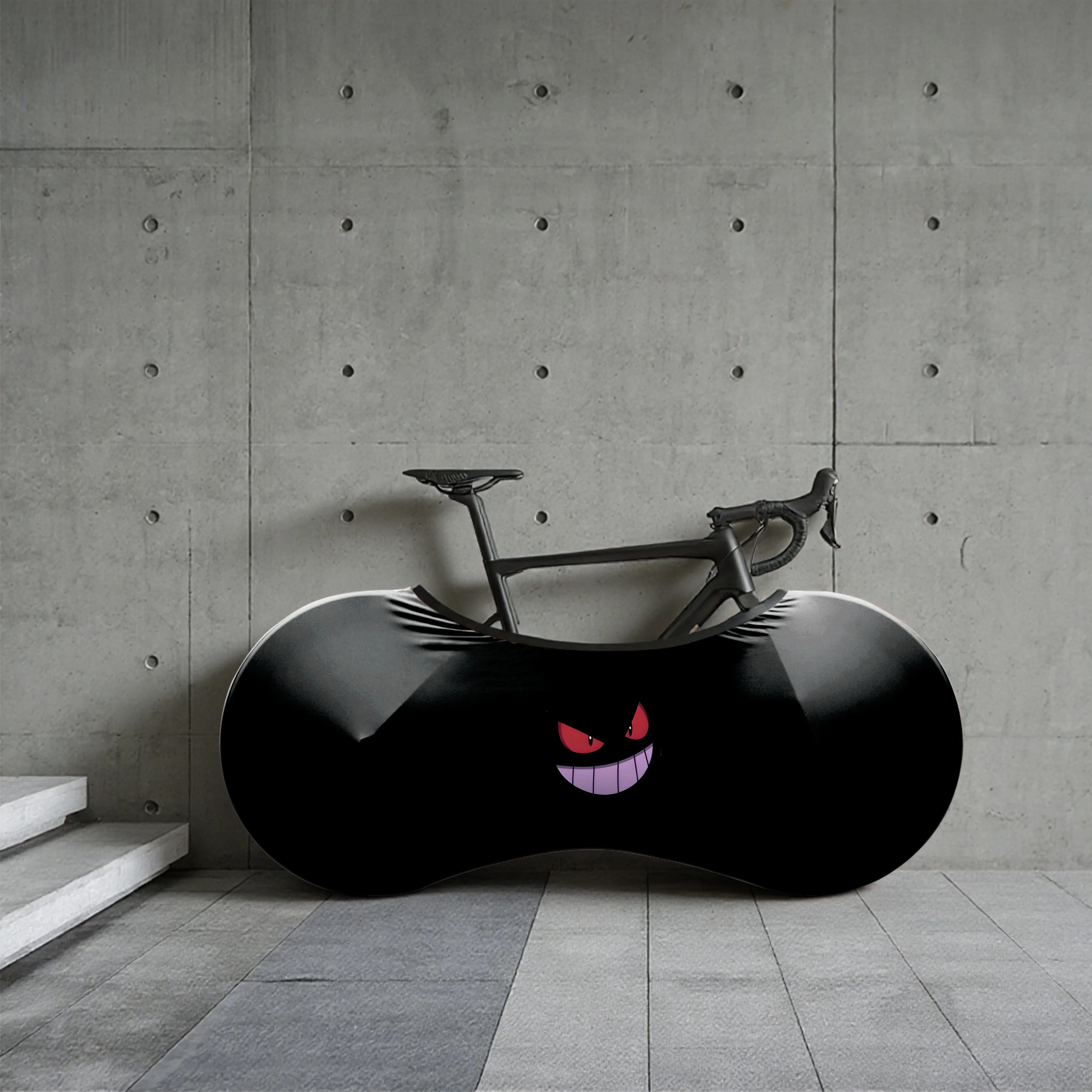 gangster ghost Black Bicycle Wheels Cover - Image 3