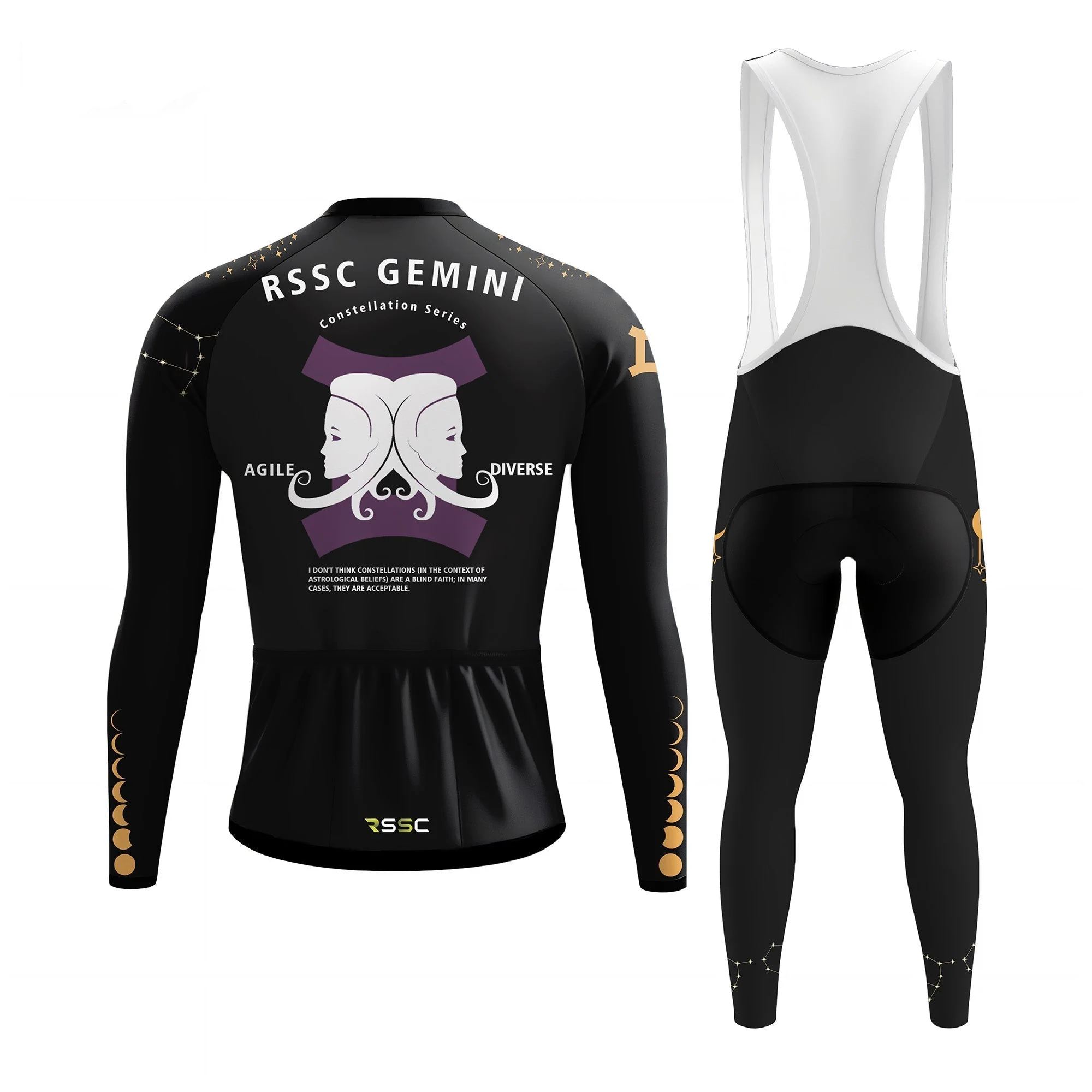 Gemini Men's Long Sleeve Cycling Kit - Image 2