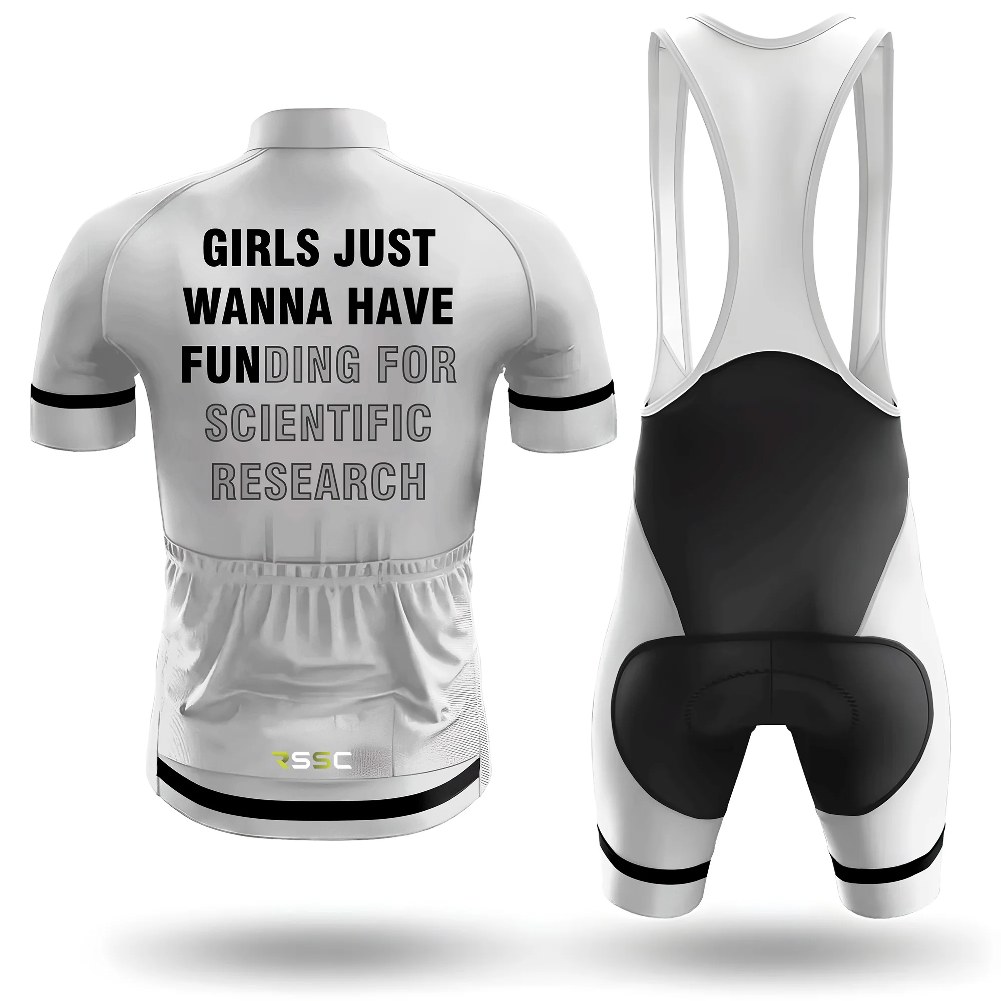 Girls Just Wanna Have Fun Men's Short Sleeve Cycling Kit - Image 2