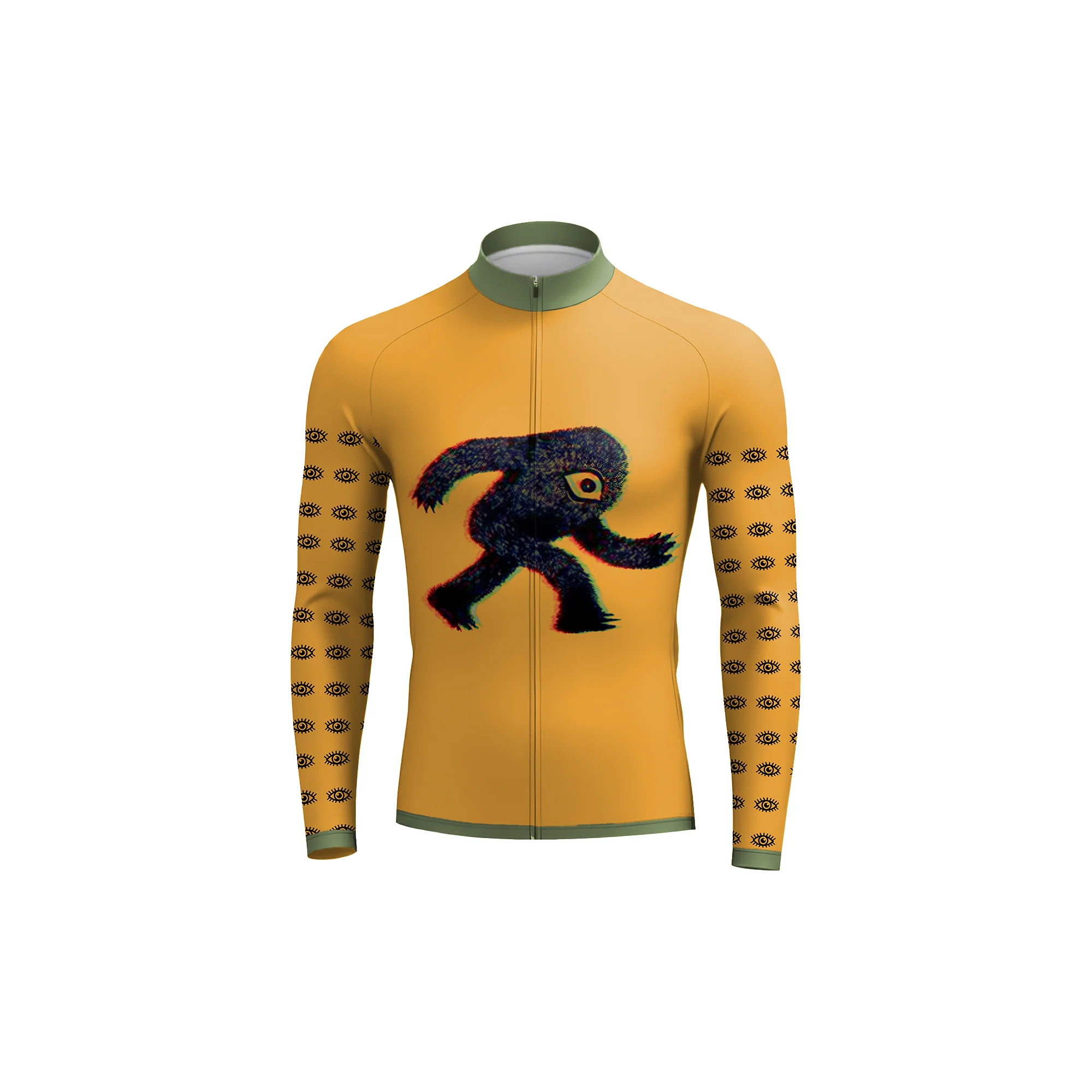 Glitched Gaze Men's Long Sleeve Cycling Kit - Image 3