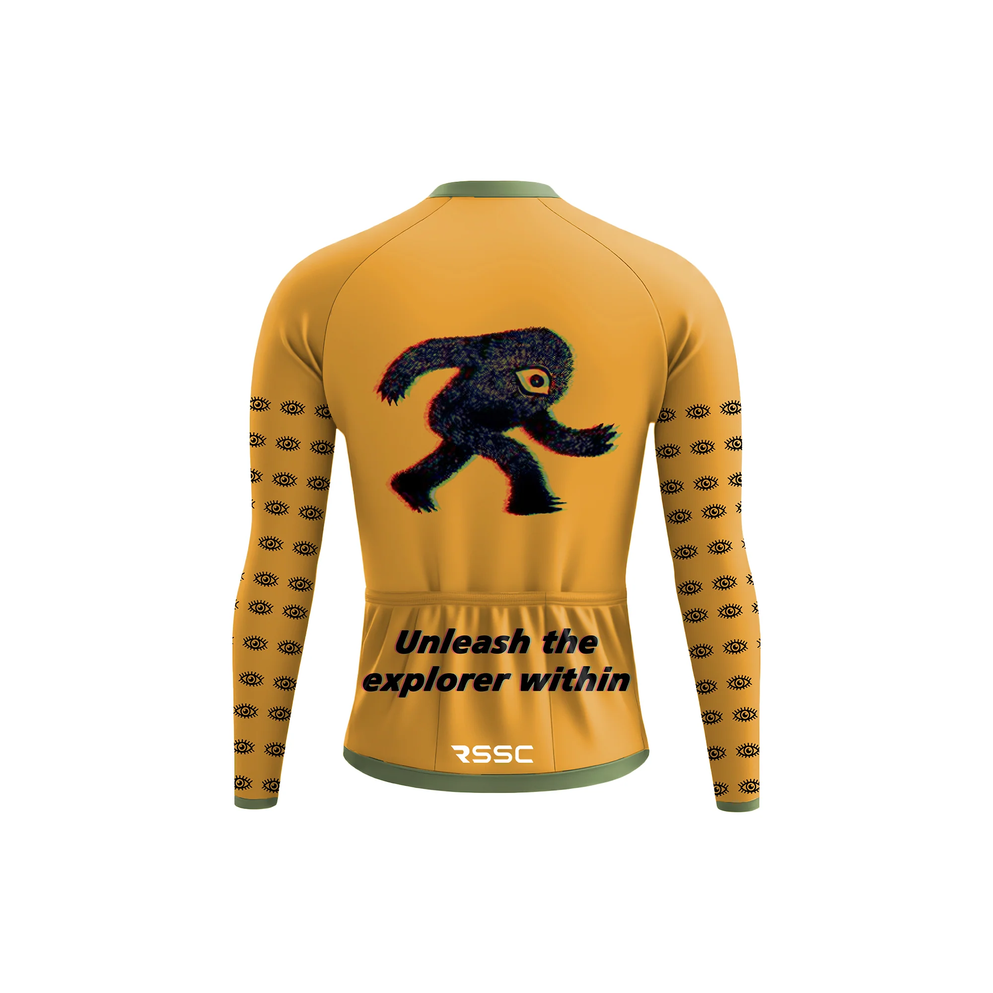 Glitched Gaze Men's Long Sleeve Cycling Kit - Image 4
