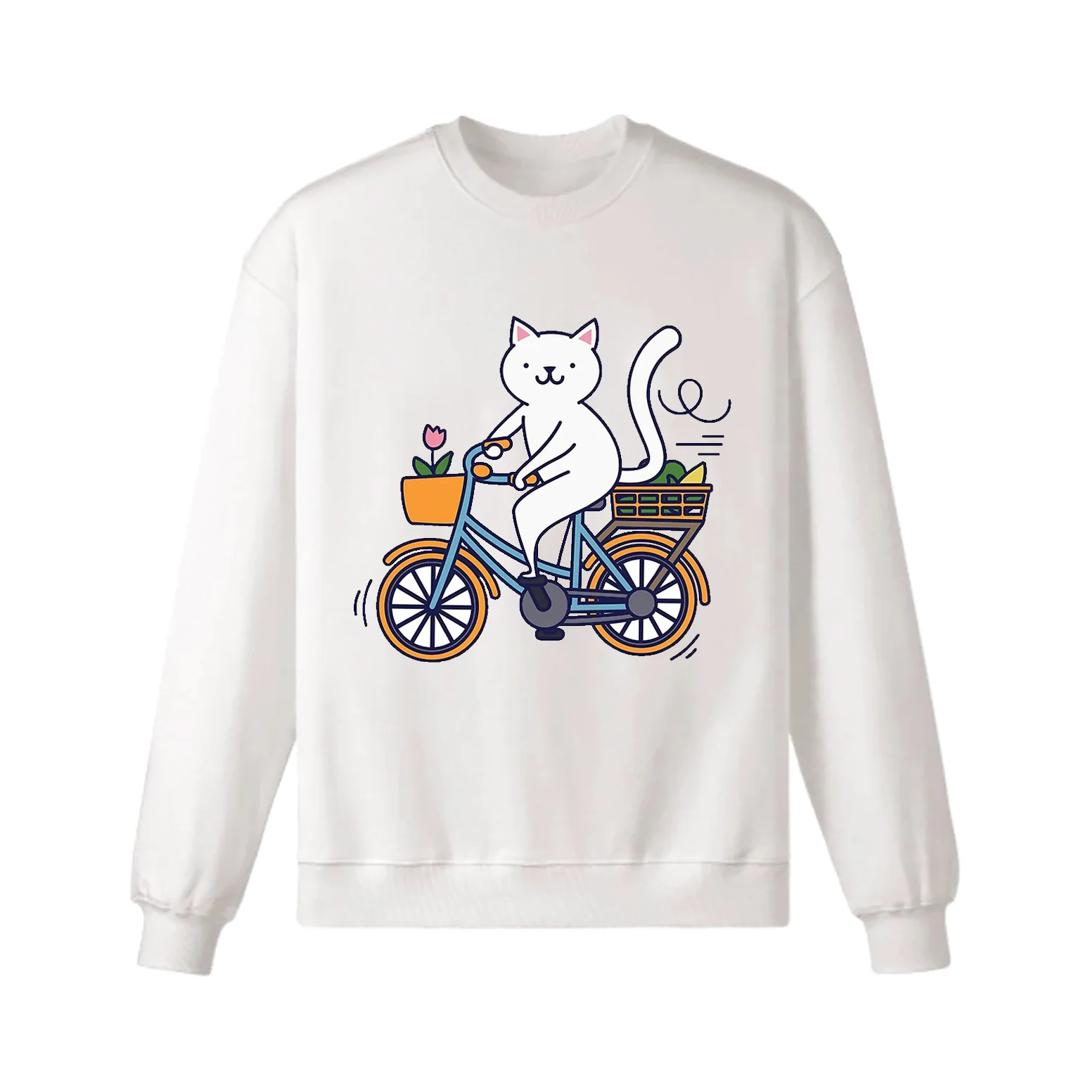 Go Green Ride A Bike Sweatshirt - Image 2