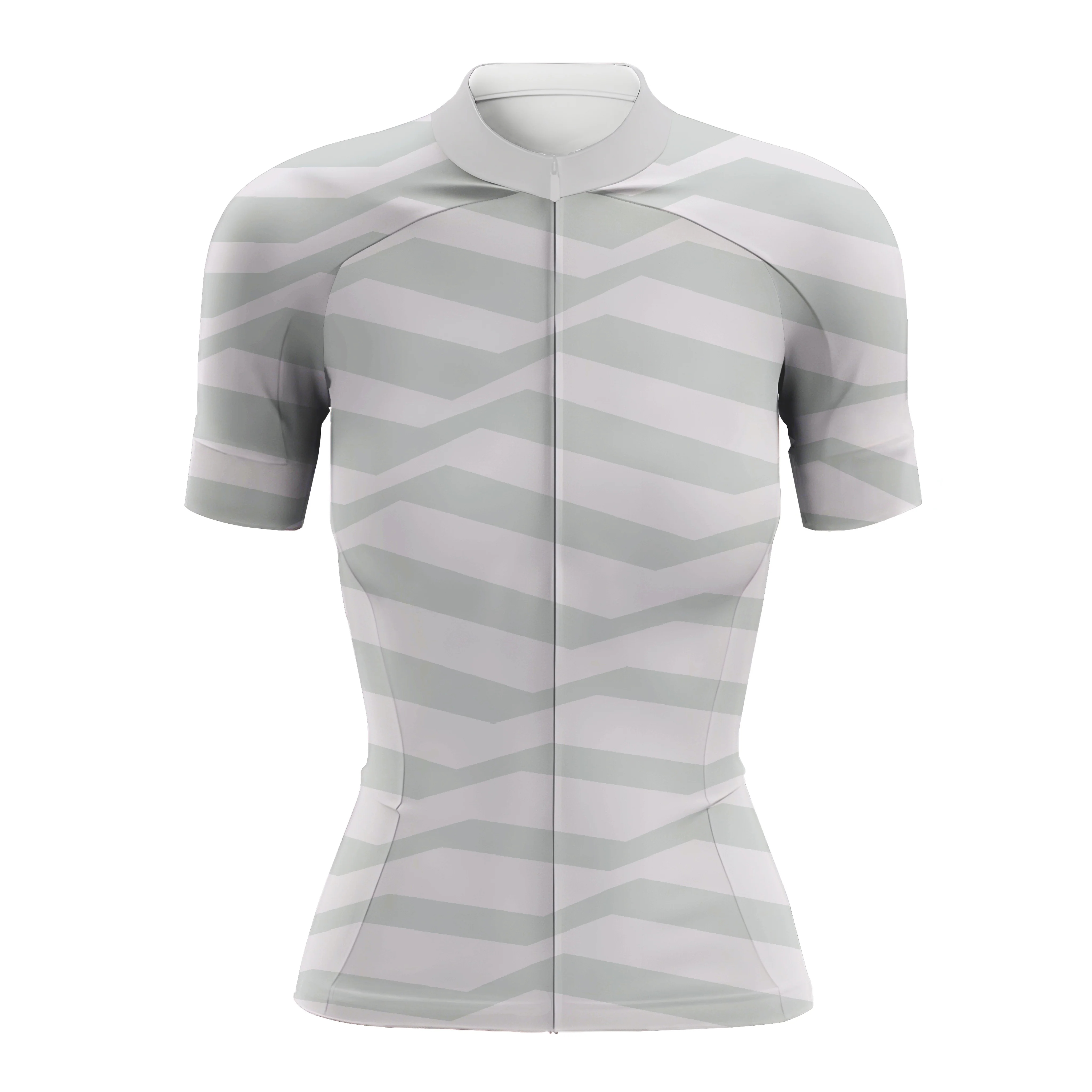 Gray Pattern Women's Short Sleeve Cycling Kit - Image 3