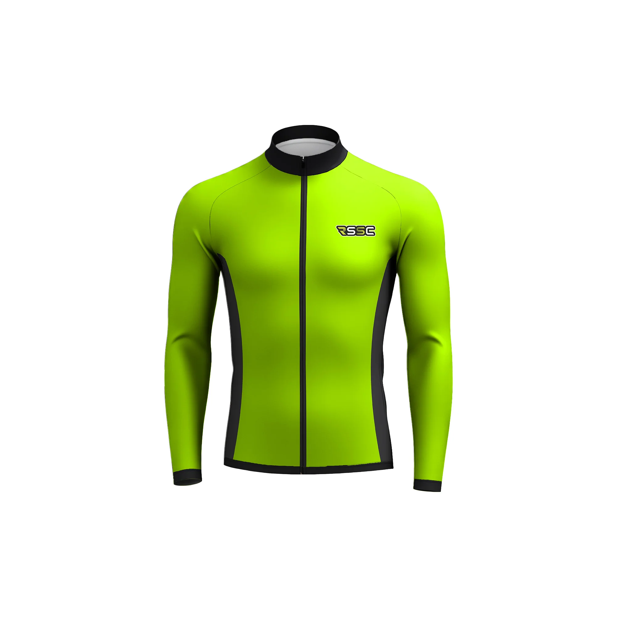 Green flash Men's Long Sleeve Cycling Kit - Image 3