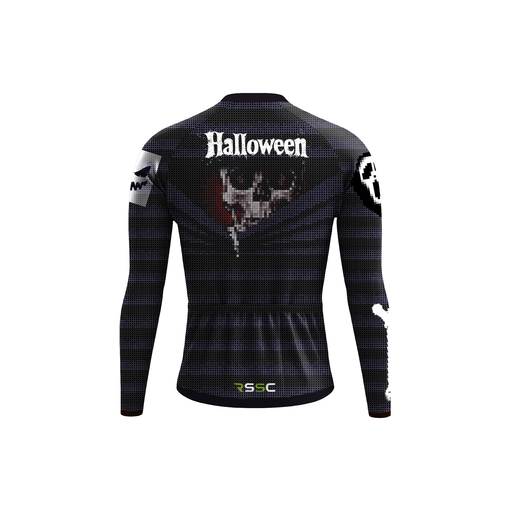 Halloween Skeleton Men's Long Sleeve Cycling Kit - Image 4