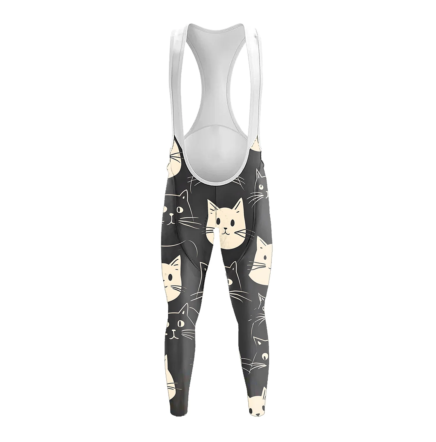 Happy Emoticon Cat Men's Long Sleeve Cycling Kit - Image 5