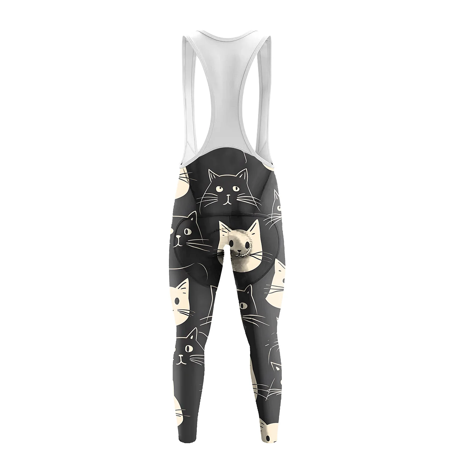 Happy Emoticon Cat Men's Long Sleeve Cycling Kit - Image 6