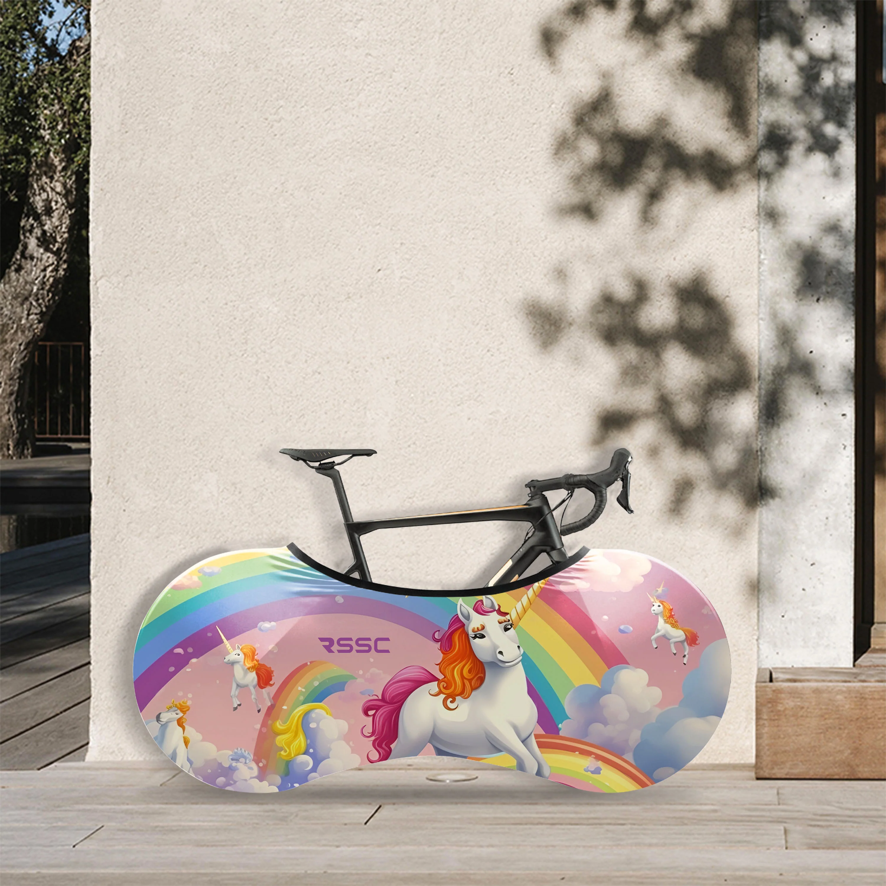 Happy Unicorns Bicycle Wheels Cover - Image 5