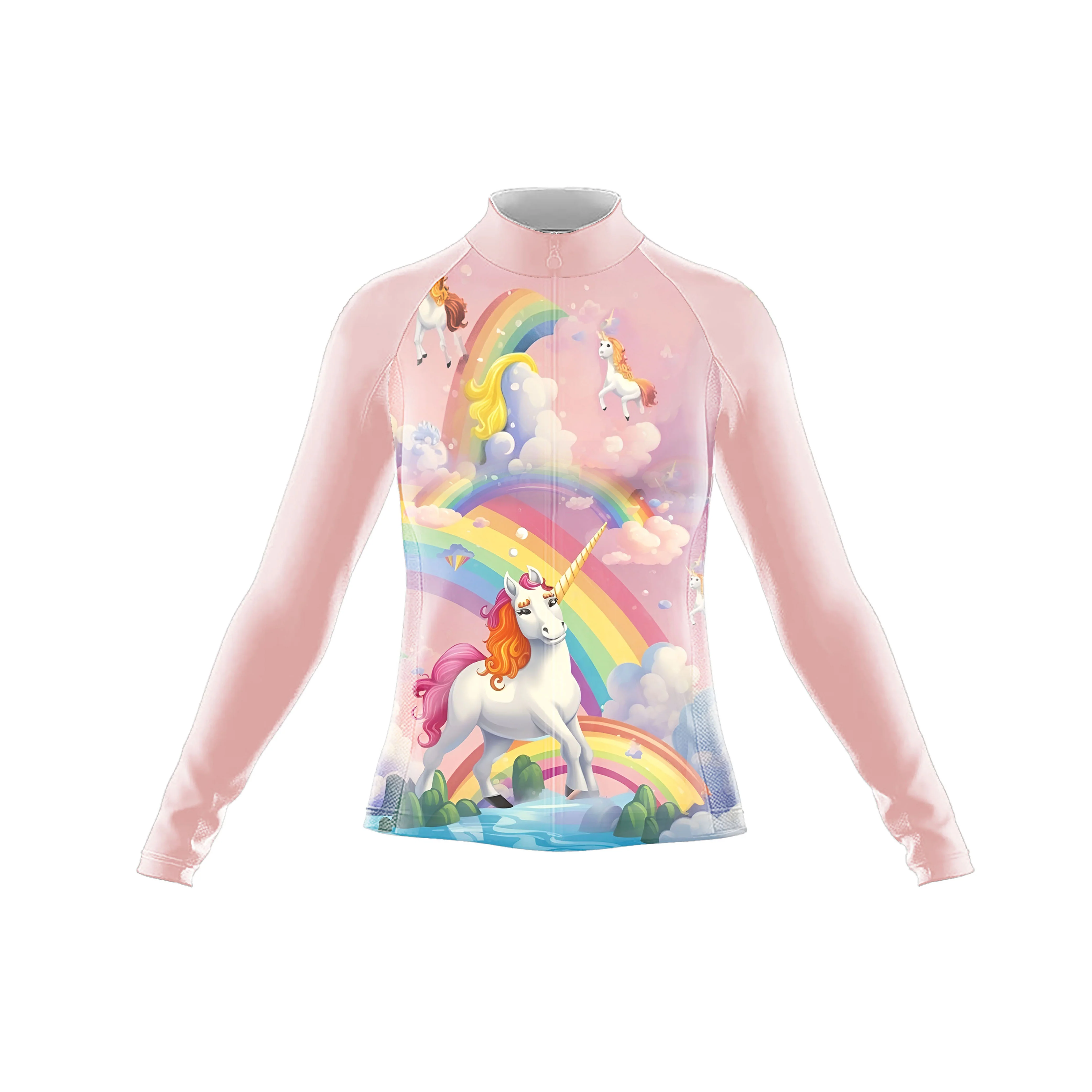 Happy Unicorns Women's Long Sleeve Cycling Kit - Image 3
