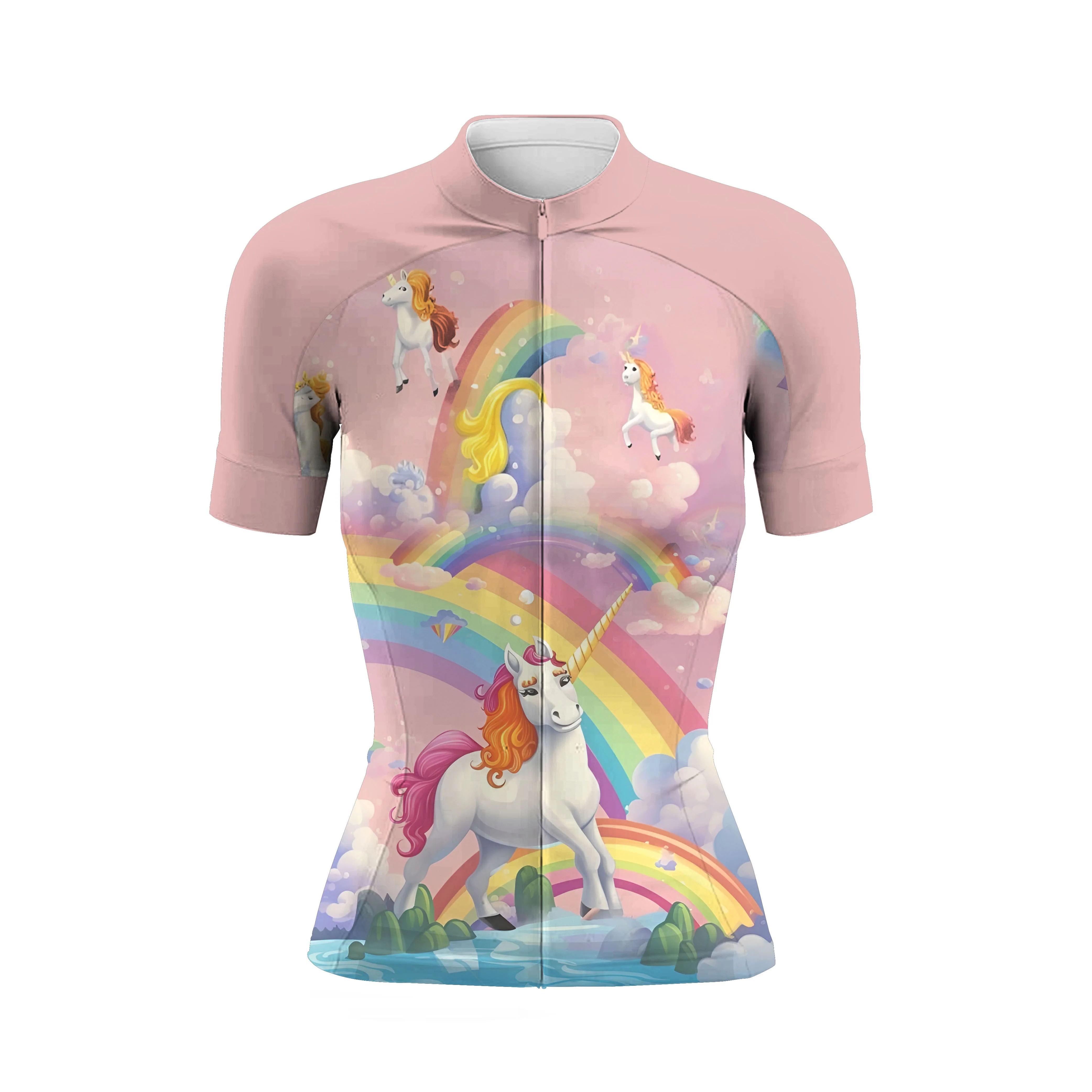 Happy Unicorns Women's Short Sleeve Cycling Kit - Image 3