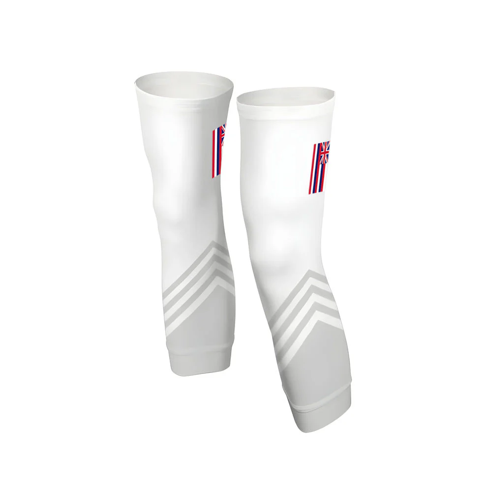 Hawaii Flag White Arm And Leg Sleeves - Image 3
