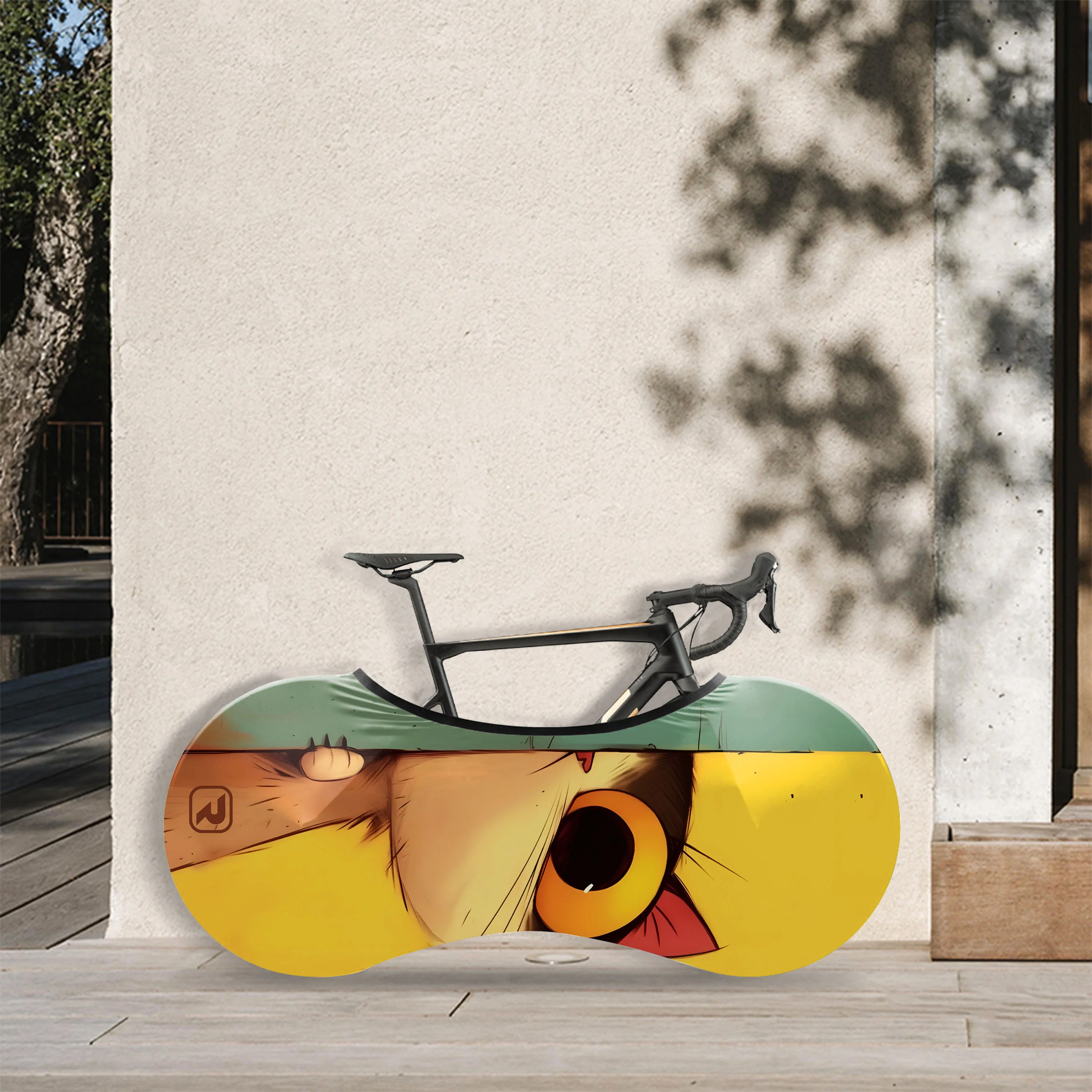Hiding Kitten Bicycle Wheels Cover - Image 2