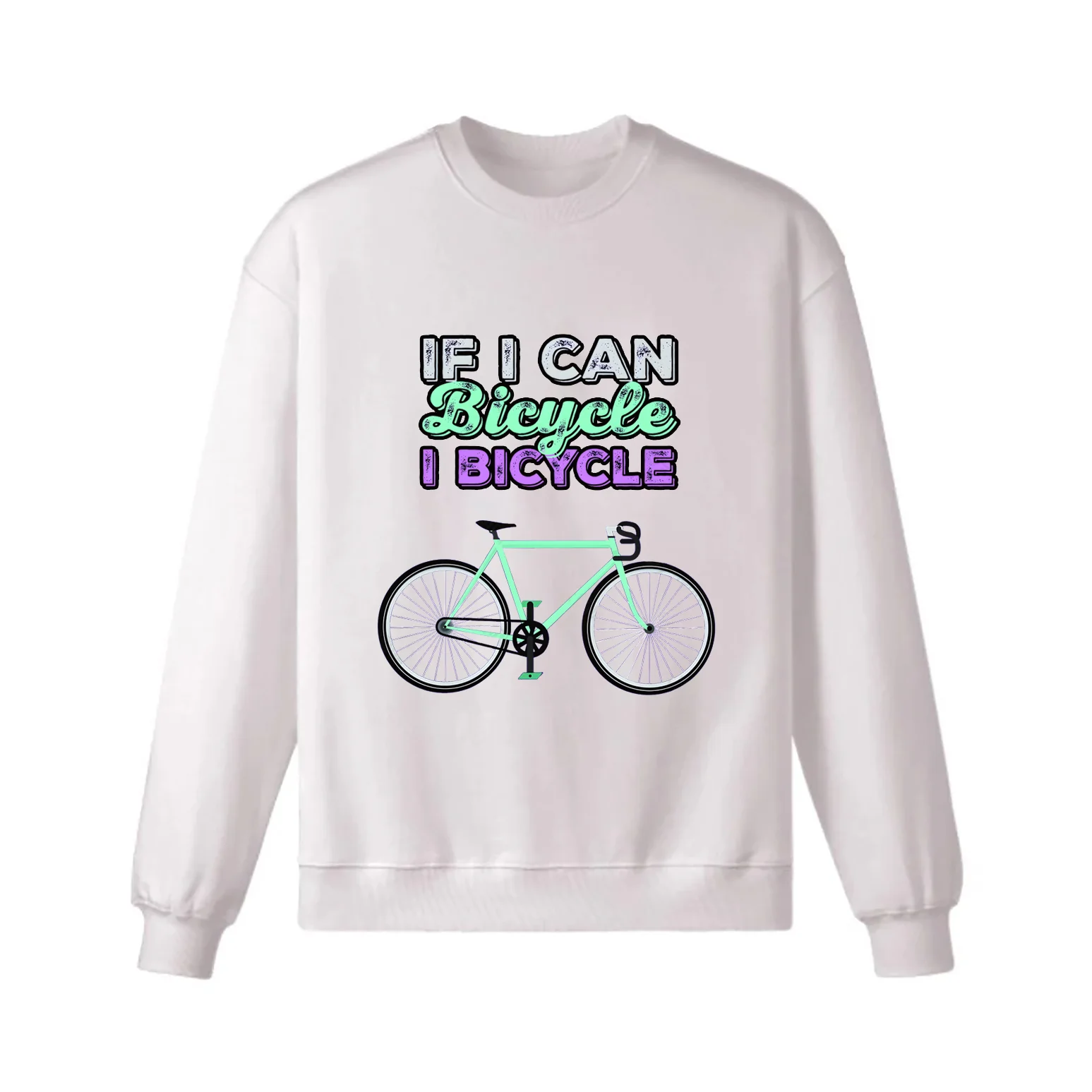 I Bicycle Sweatshirt - Image 3