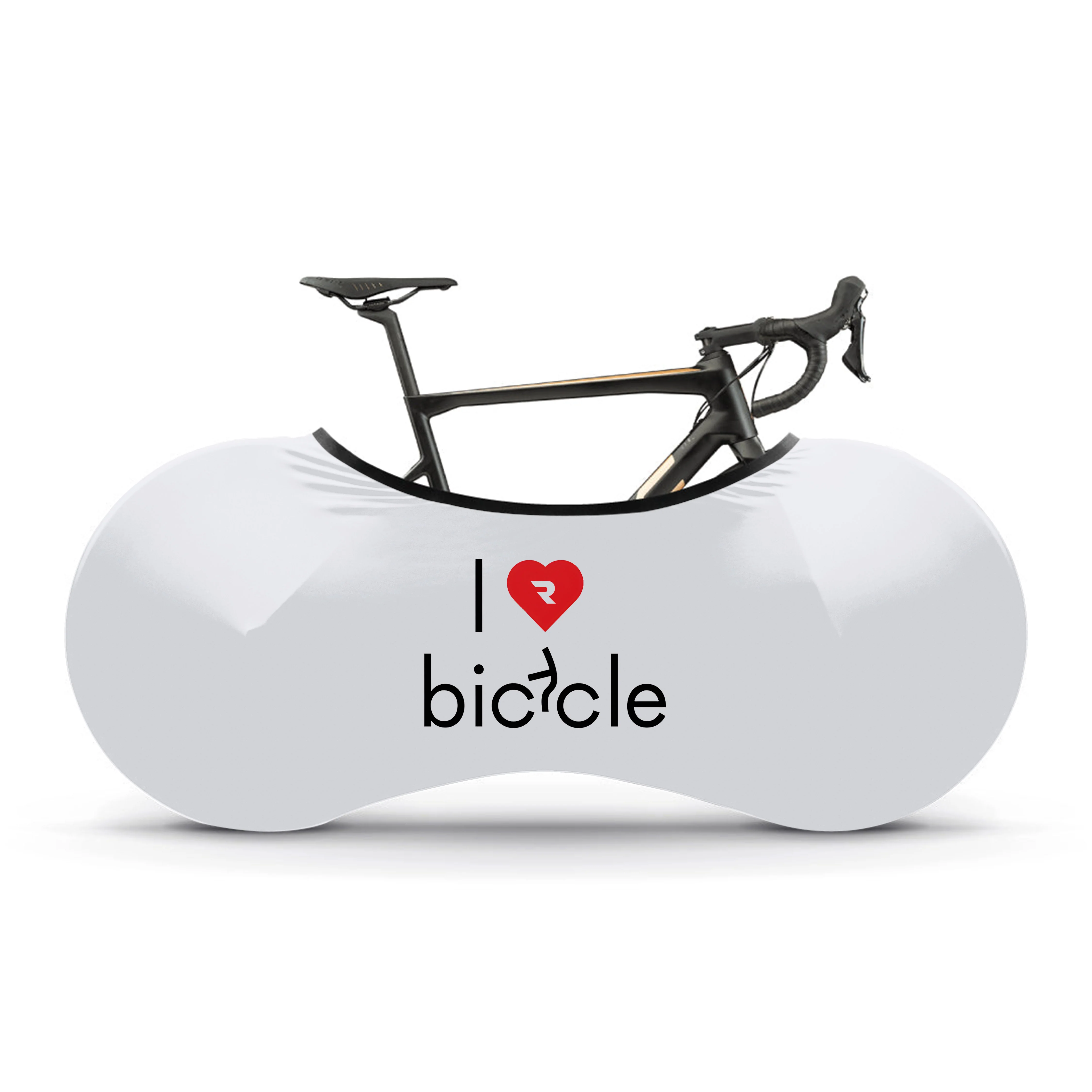 I Love Bicycle Title Bicycle Wheels Cover