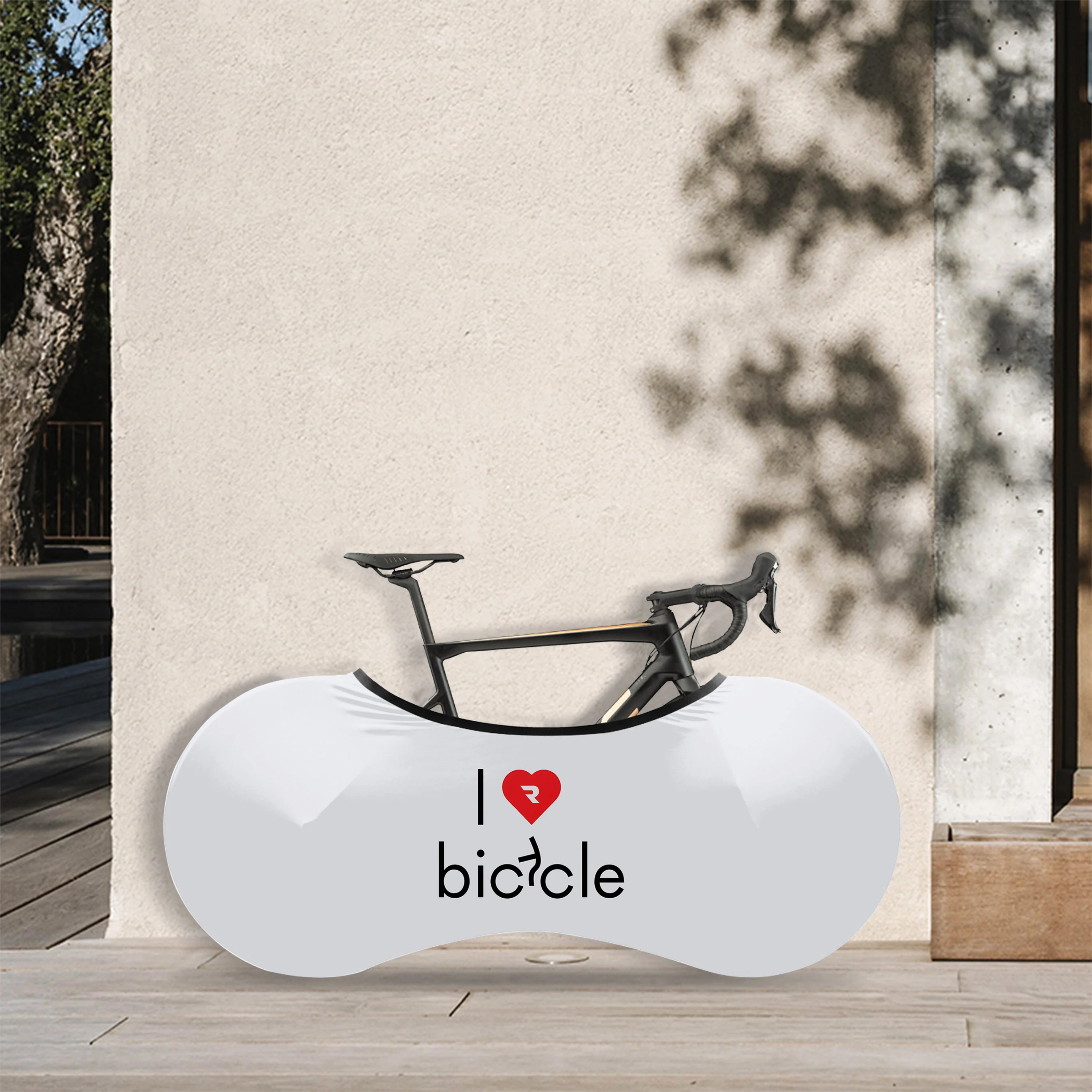 I Love Bicycle Title Bicycle Wheels Cover - Image 3