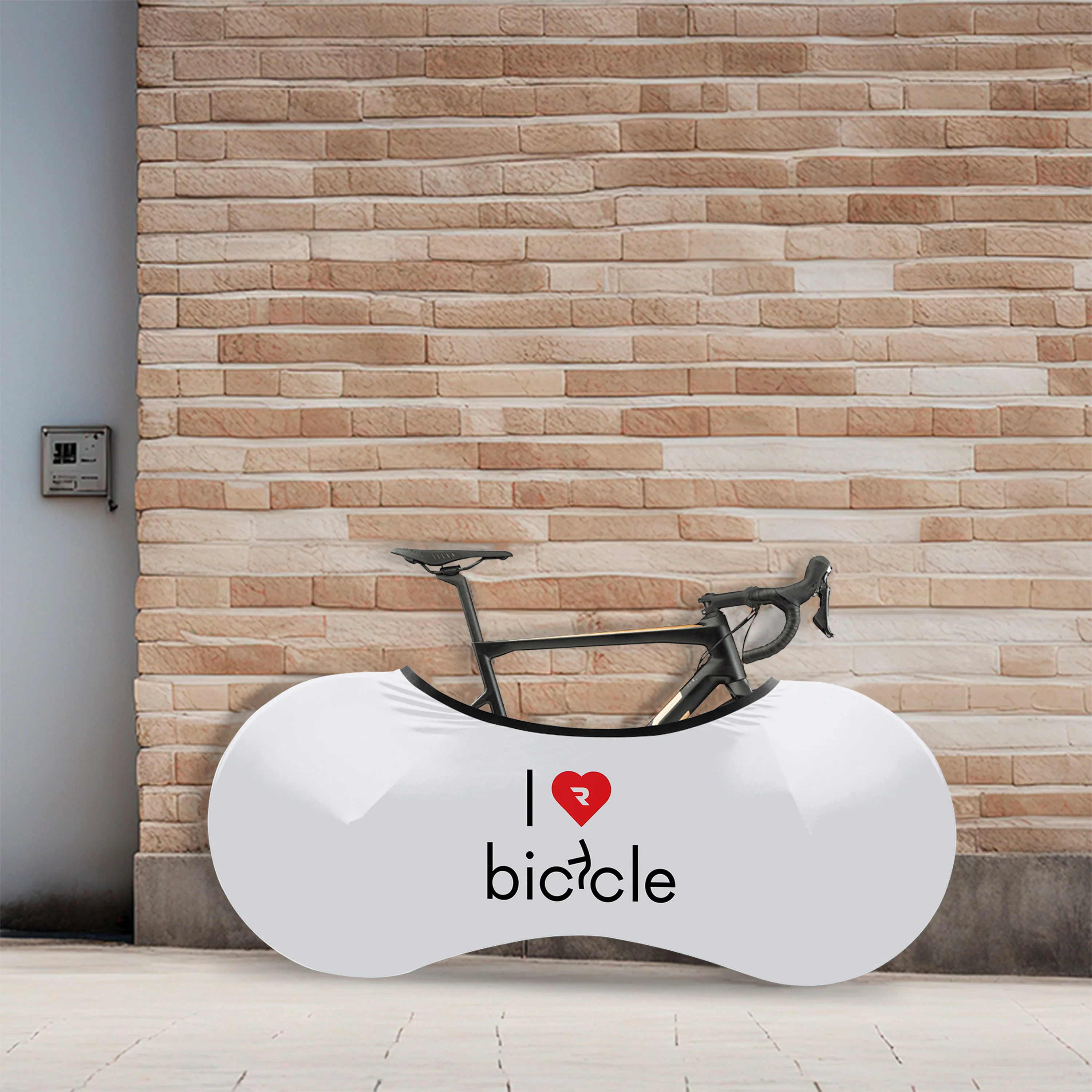 I Love Bicycle Title Bicycle Wheels Cover - Image 4
