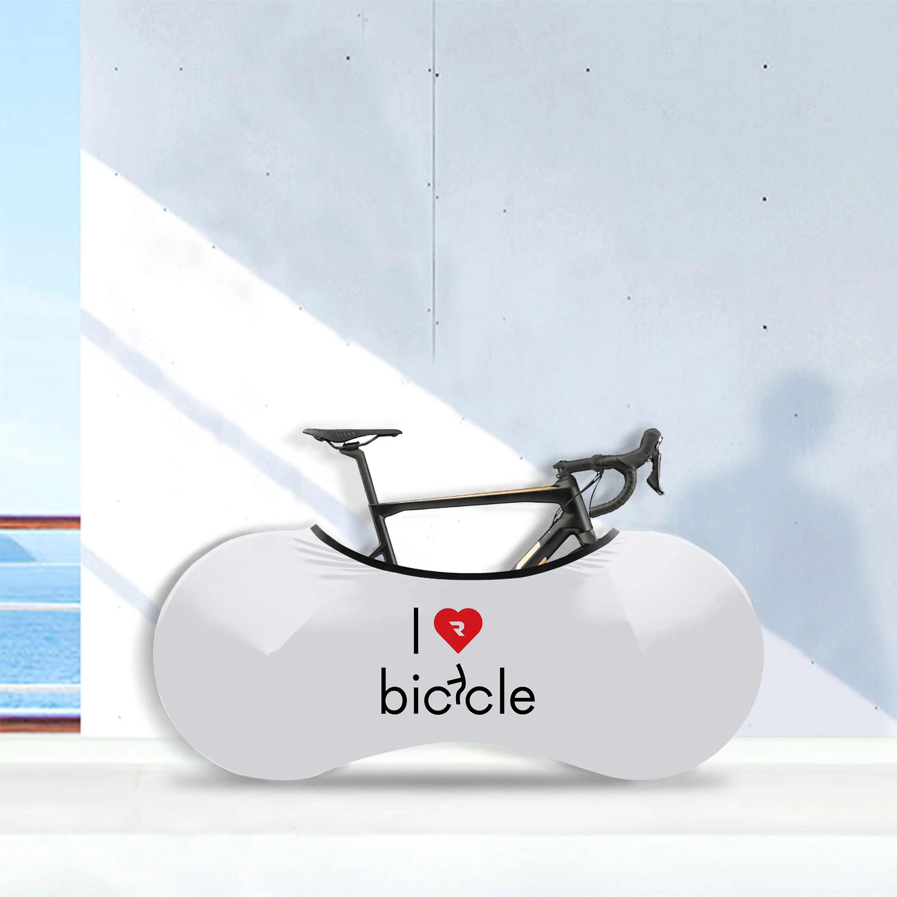 I Love Bicycle Title Bicycle Wheels Cover - Image 5