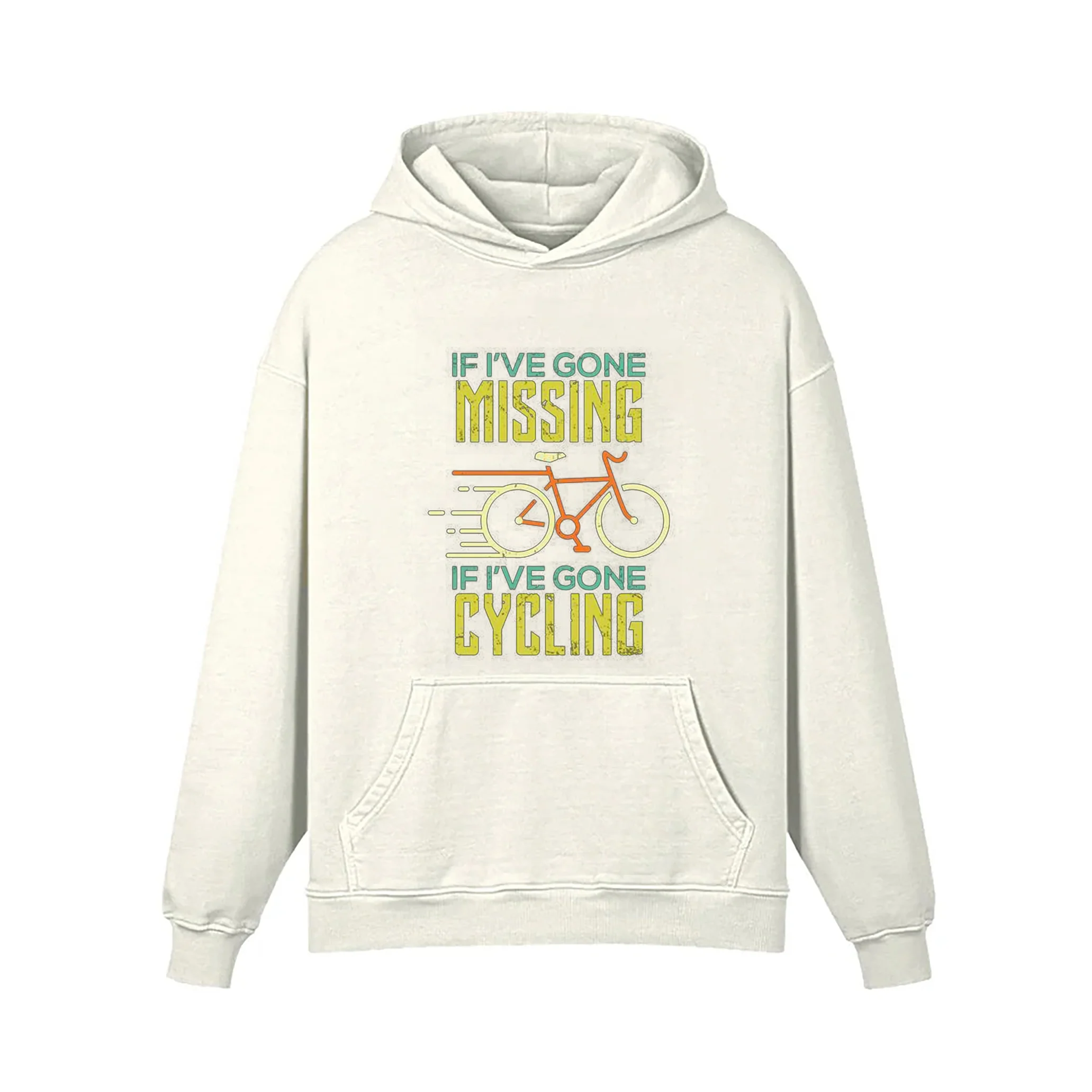 If I Leave Cycling Title Category Hoodie - Image 2