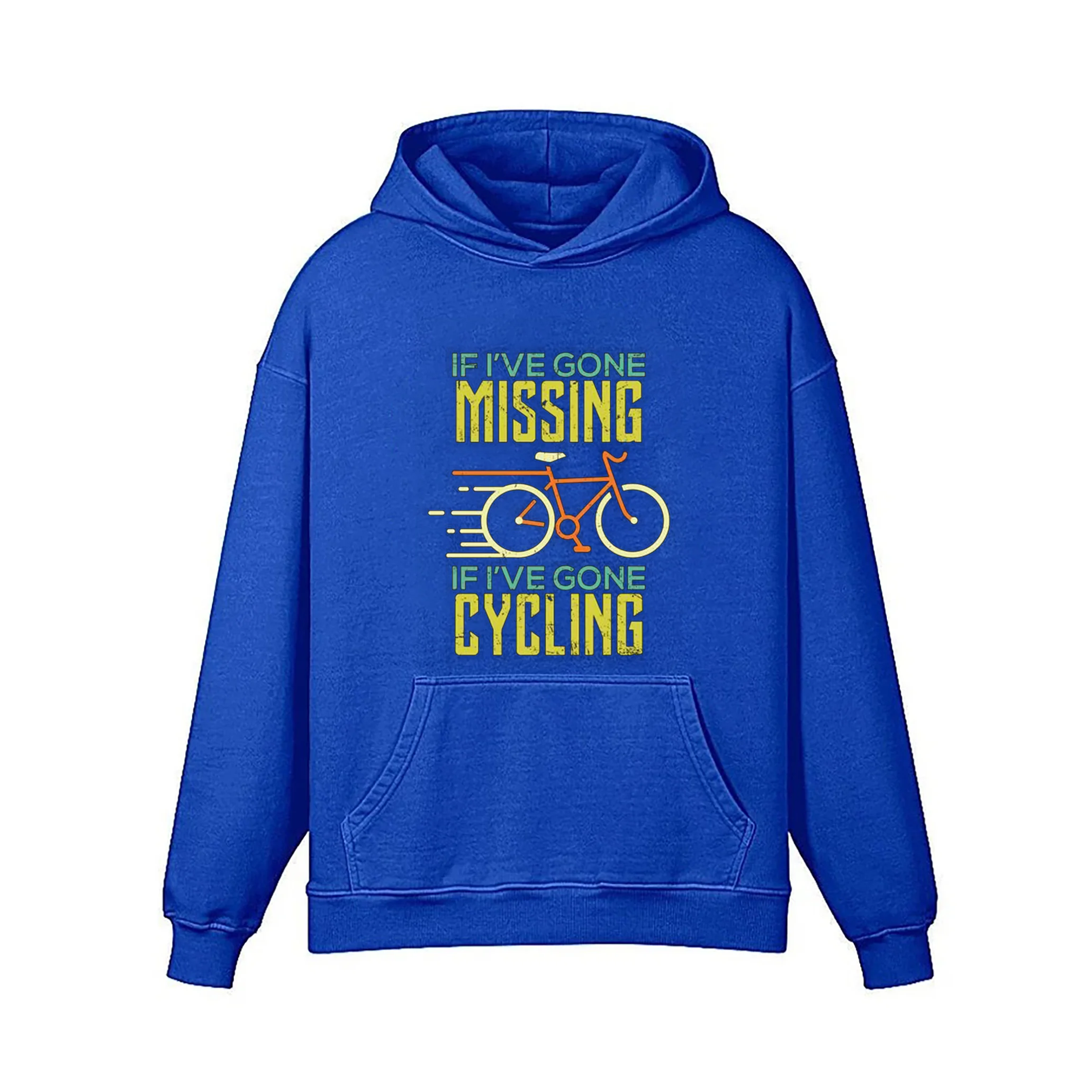 If I Leave Cycling Title Category Hoodie - Image 3