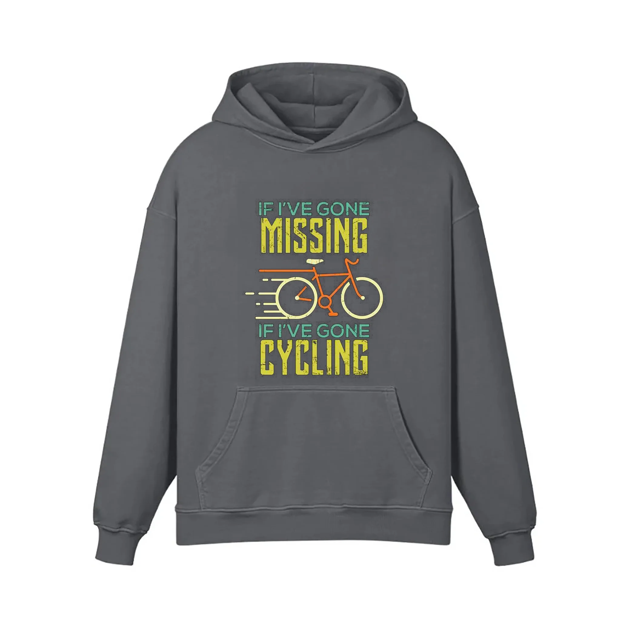 If I Leave Cycling Title Category Hoodie - Image 4