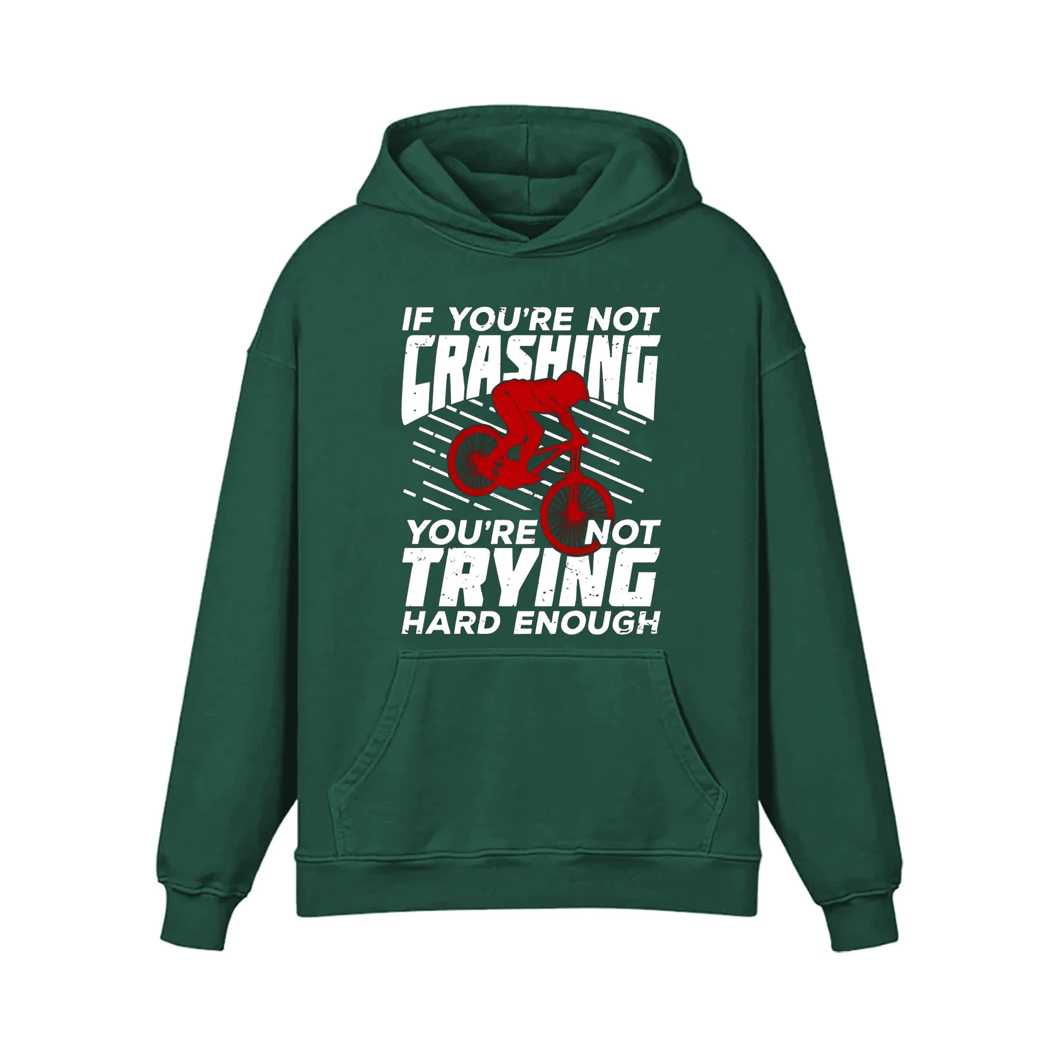 If You're Not Crashing  You're Not Trying Hard Enough Hoodie - Image 2