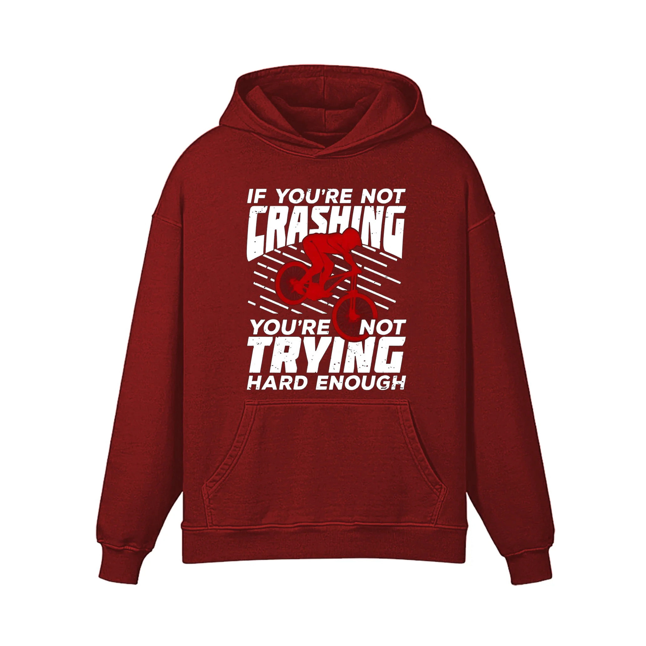 If You're Not Crashing  You're Not Trying Hard Enough Hoodie - Image 4
