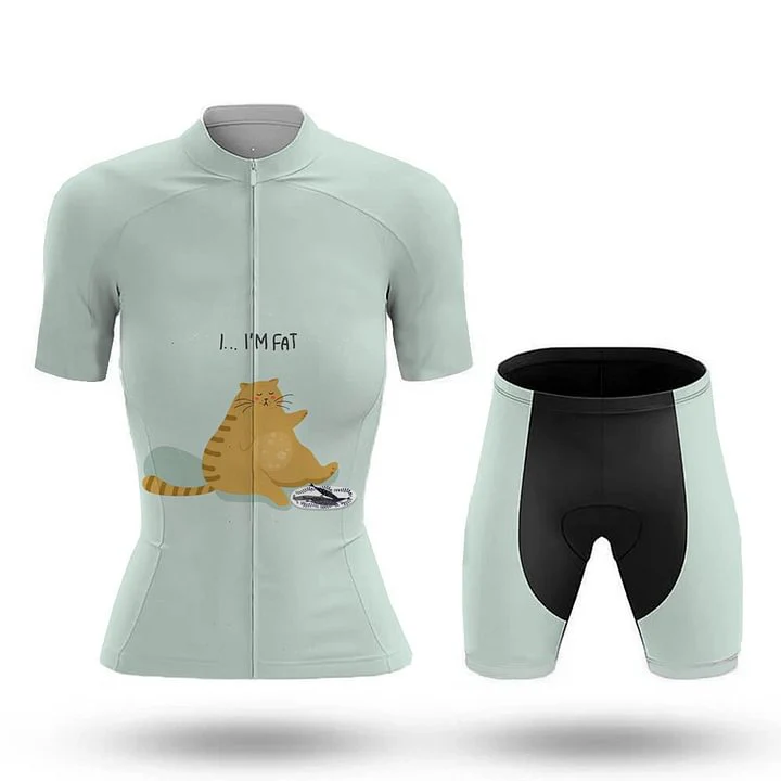 I'm Fat Cat Women's Short Sleeve Cycling Kit