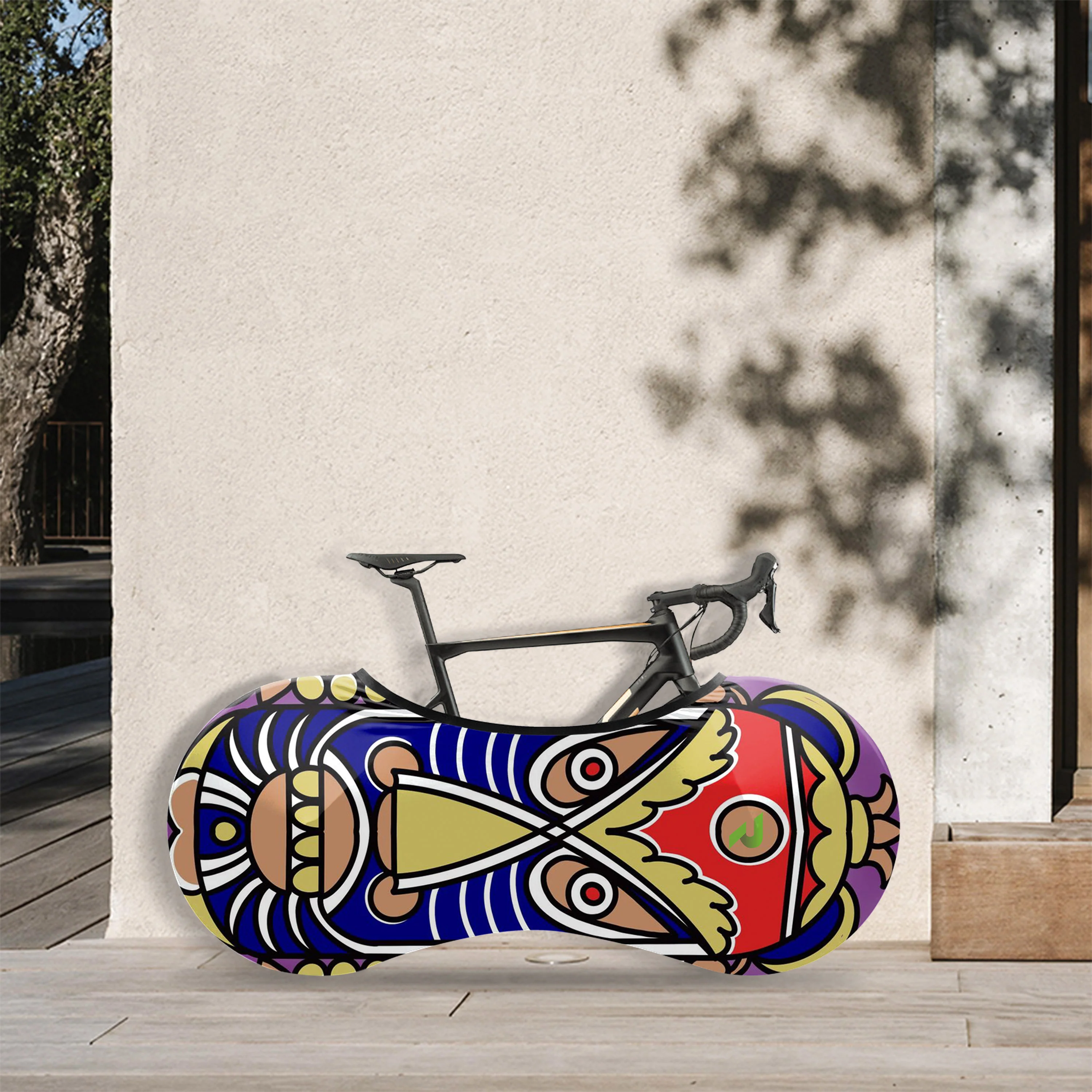 Indian Sheep Herd Diagram Bicycle Wheels Cover - Image 2