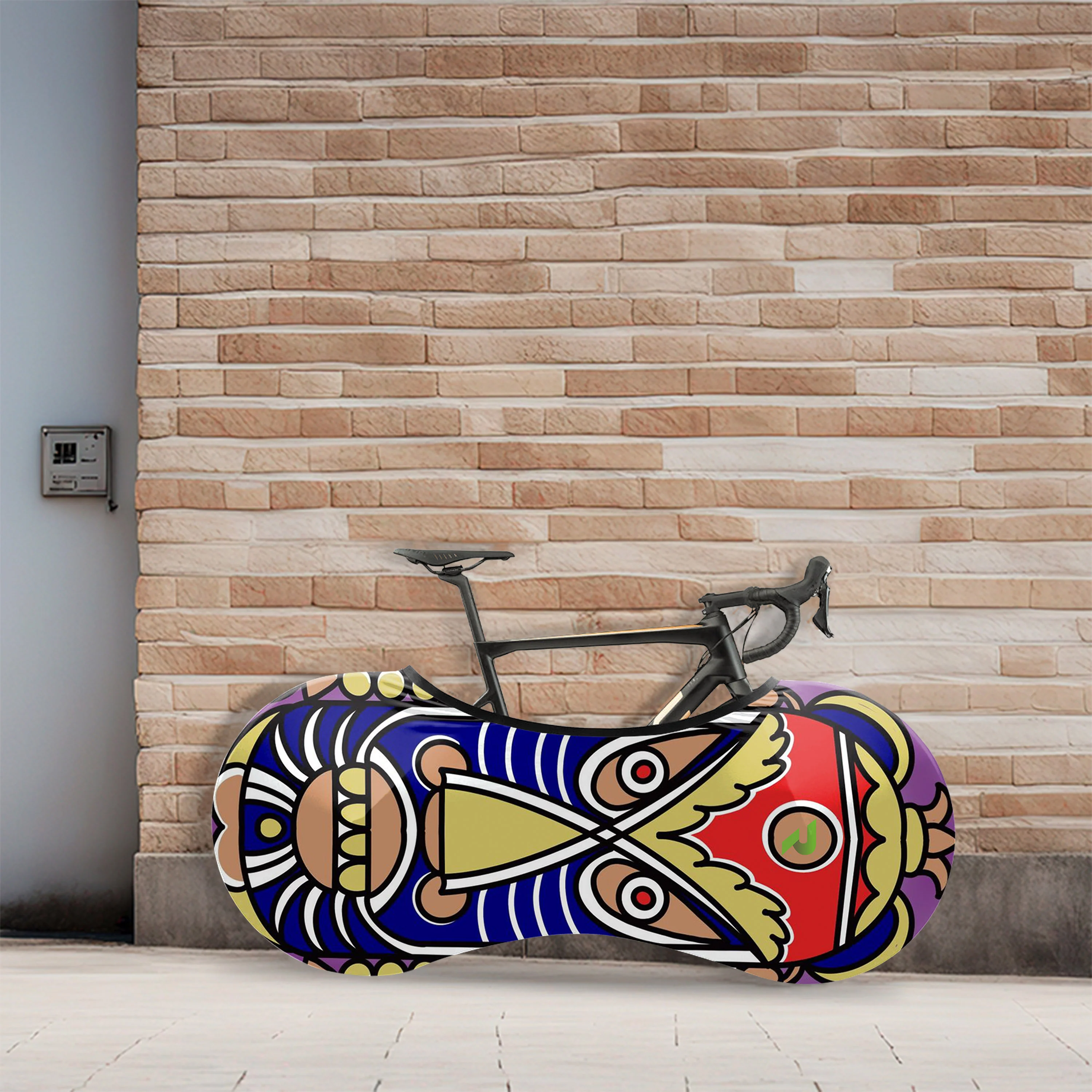 Indian Sheep Herd Diagram Bicycle Wheels Cover - Image 3
